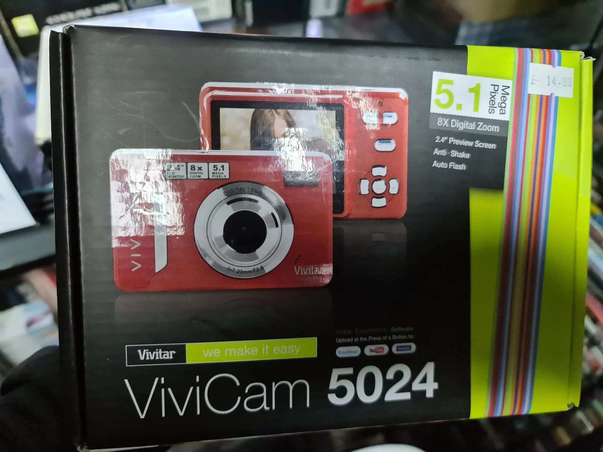 Vivitar ViviCam 5024 5.1MP Digital Camera | CONDITION - USED | £19.99