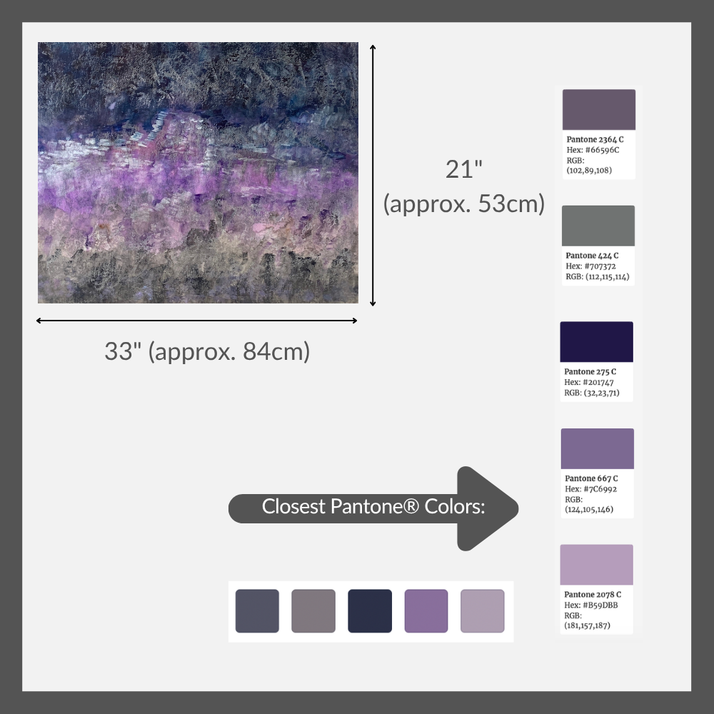 Christina Villa ATREVIDA STUDIO Elements of Bravery | 2077 - LARGE ABSTRACT PAINTING MAIN COLOR SWATCHES