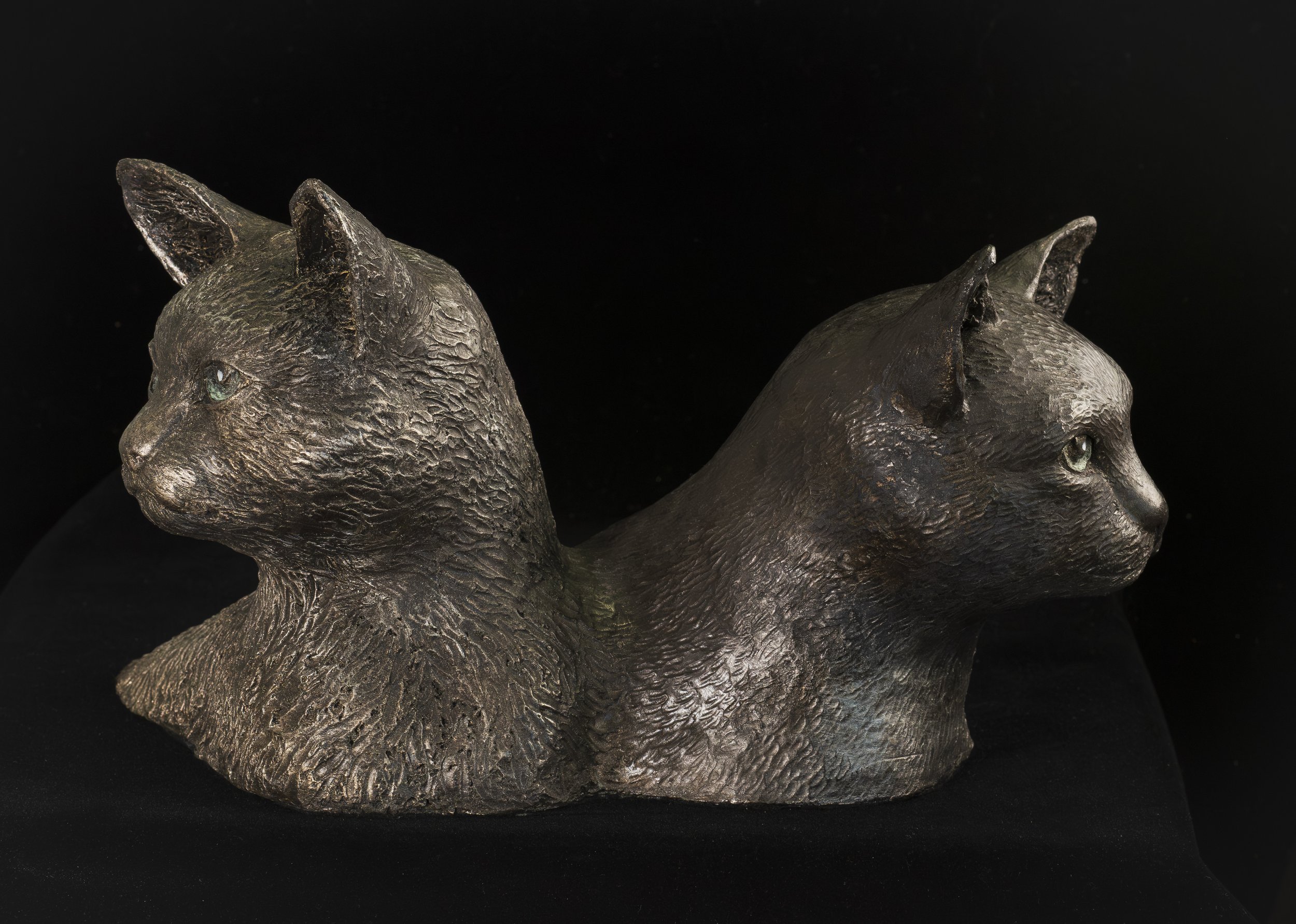 Double Cat, Bronze, 2026