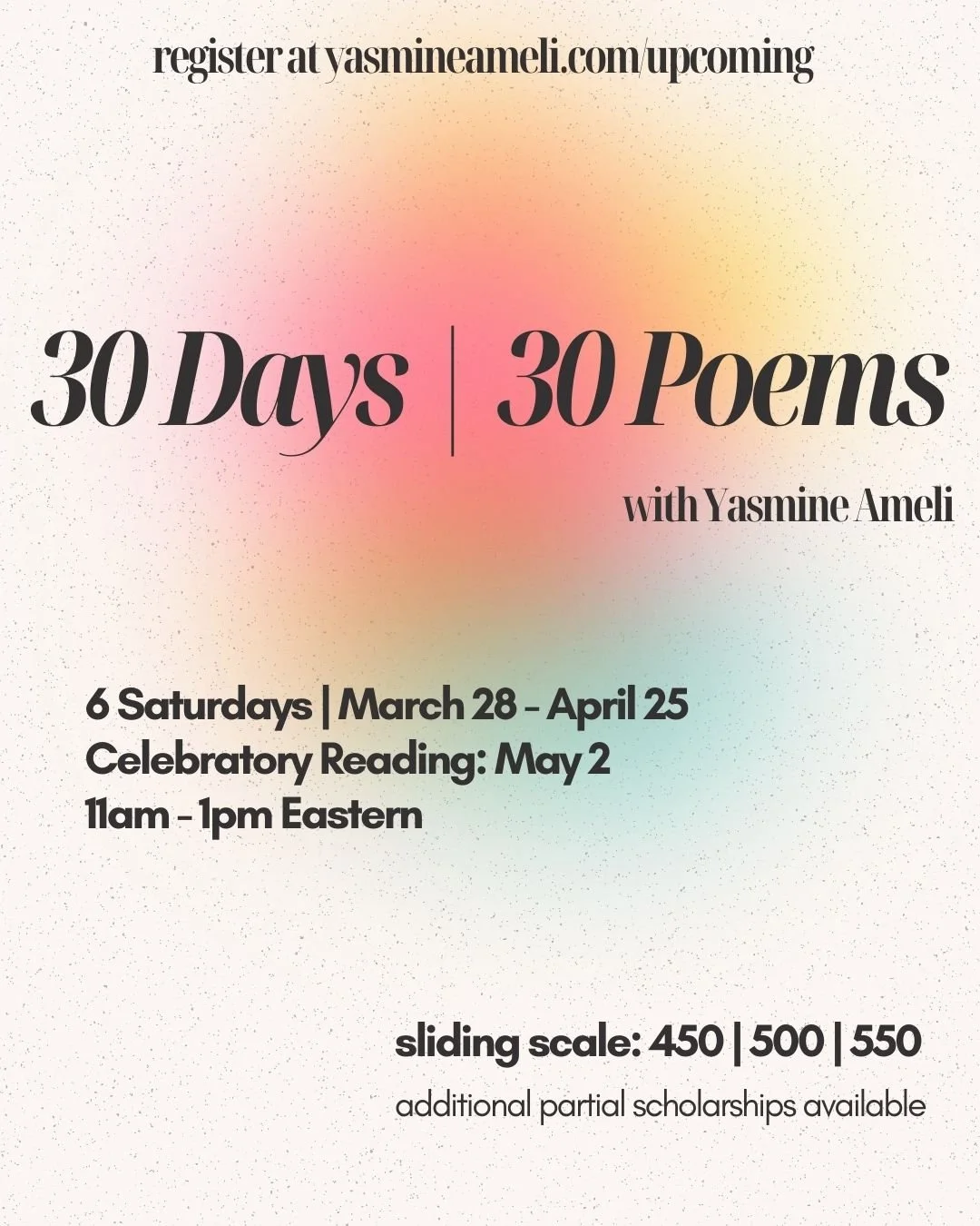 On Writing a Poetry Manuscript: Reenvisioning, Timing, &amp; 30 Days | 30 Poems Q&amp;As