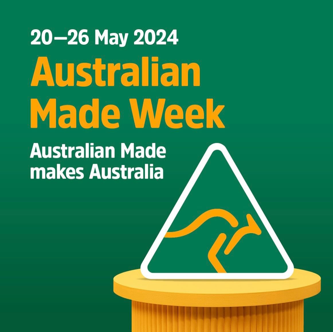 It&rsquo;s time to celebrate Australia local makers and growers 🤩 @australianmadecampaign AUSTRALIAN MADE WEEK kicks of in May, so look out for the green and gold kangaroo logo and support Aussie businesses 

#australianmade #australianmadeweek #buy