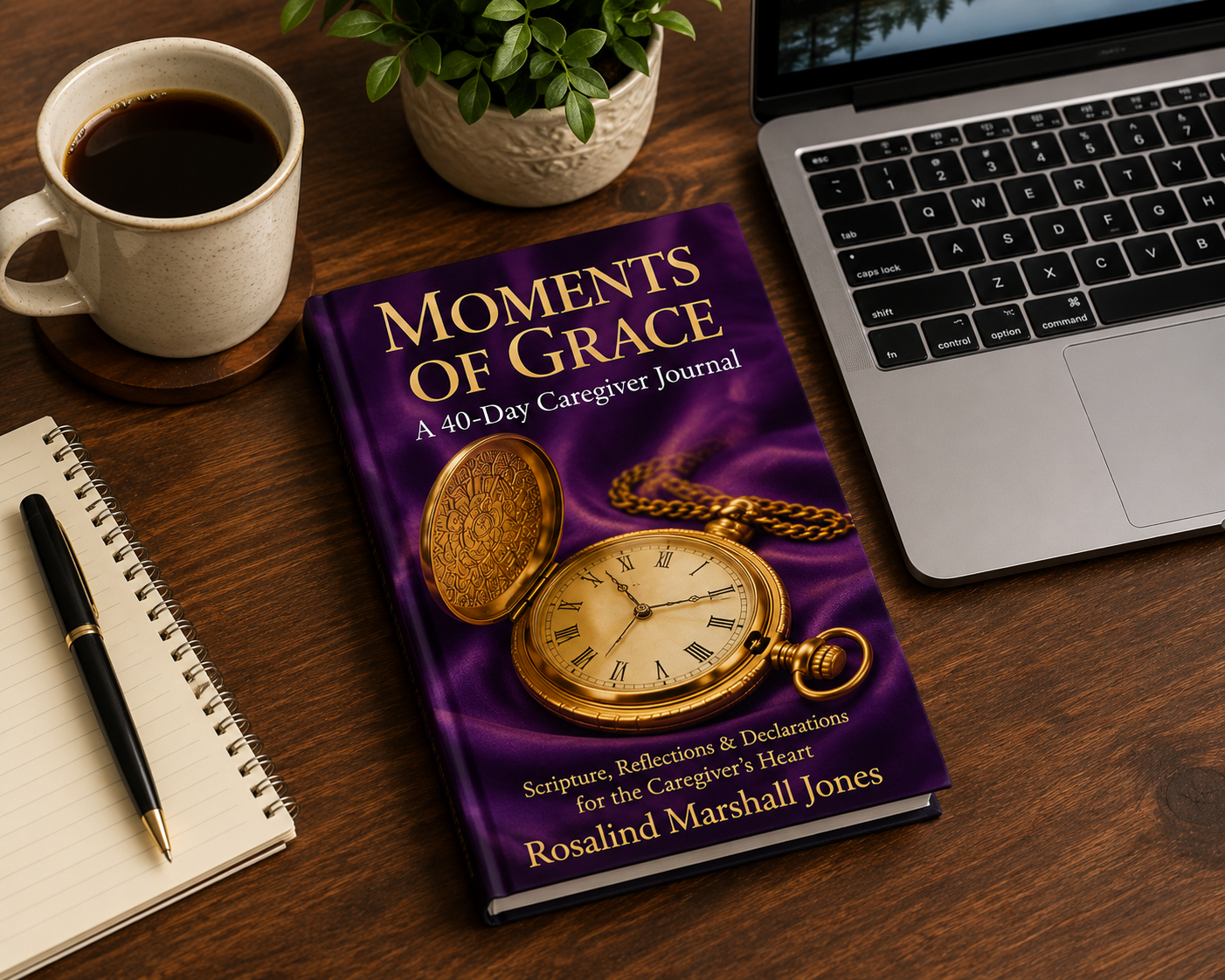 Moments of Grace A 40 Day Caregiver Journal by Rosalind Marshall Jones