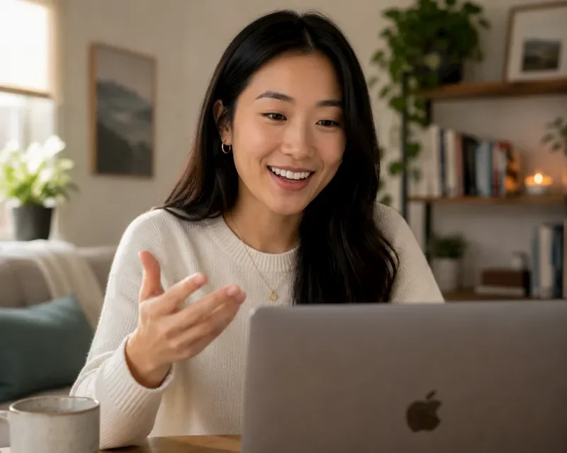 people talking to a laptop in a telehealth counseling session