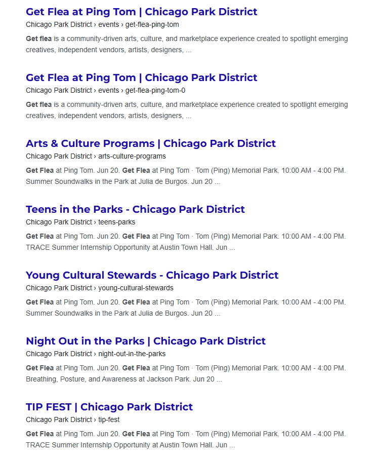 Chicago Park District