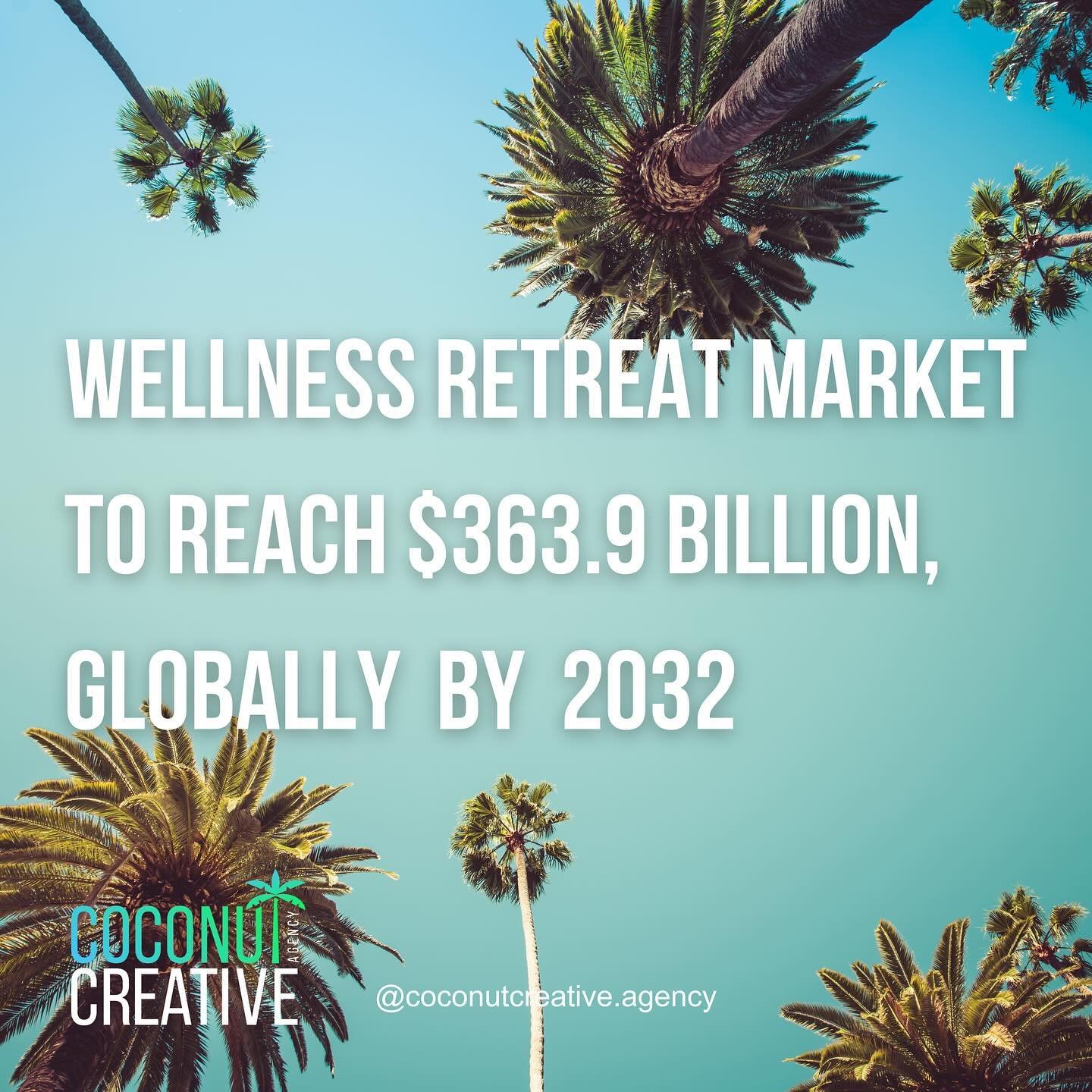 Yoga + Weekend Retreat + Beach = Biggest Wellness Tourism 💵 Dollars. 

Why not longer retreats? Turns out due to job, finance and time restrictions, weekend getaways are going to be in high demand.

Coconut Creative is a leader when it comes to show