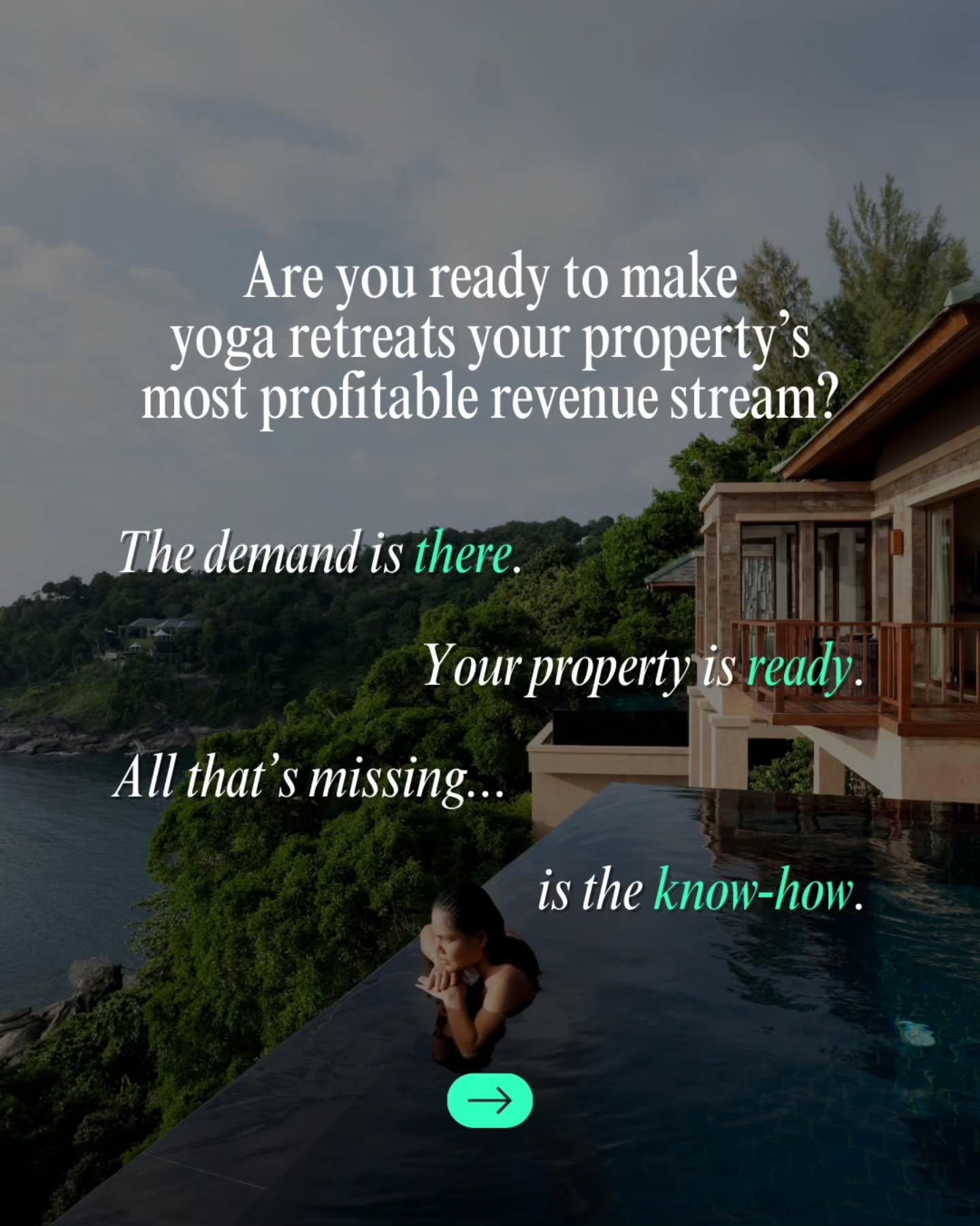 You added 6 figures in yoga retreat bookings, here&rsquo;s how 👇

First ☝️ follow @coconutcreative.agency to learn how to book a million in yoga retreats 

✅Imagine it&rsquo;s two weeks from now and you&rsquo;re having multiple conversations with yo