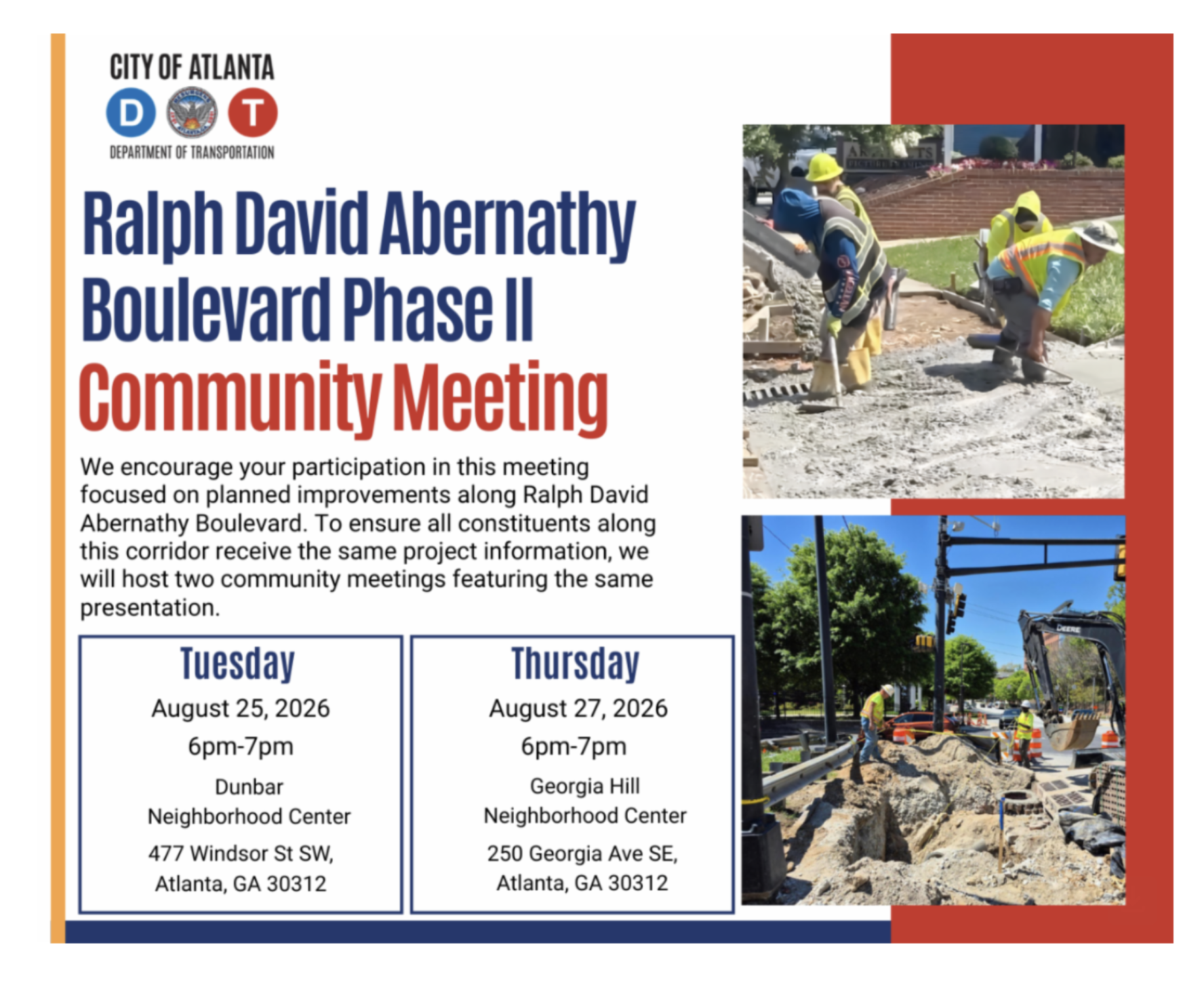 RDA Safe Streets Project - Phase II - Community Meeting