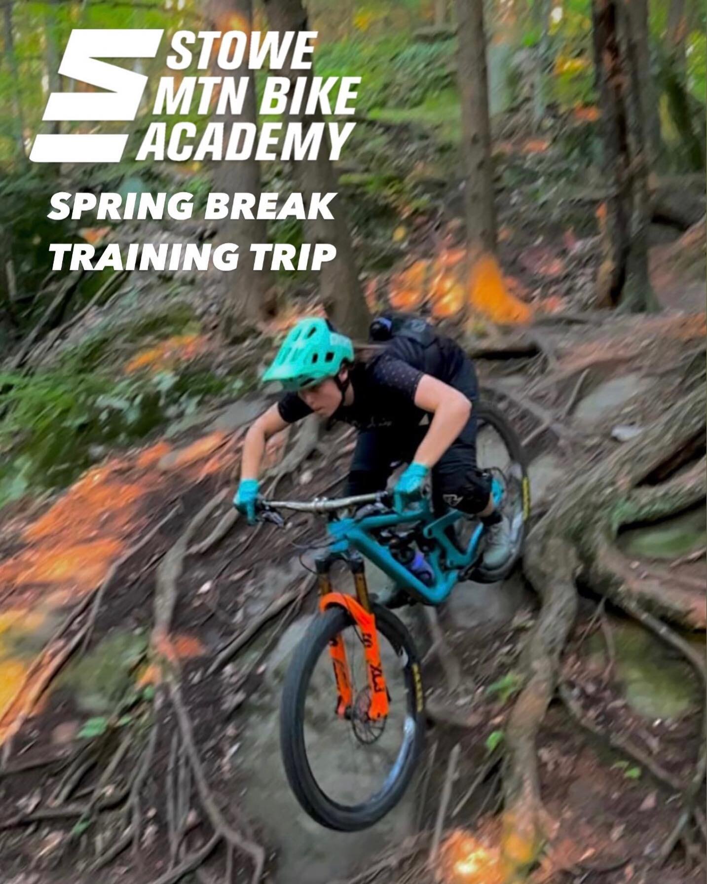 Stowe Mountain Bike Academy Vermont Rider Development Program for