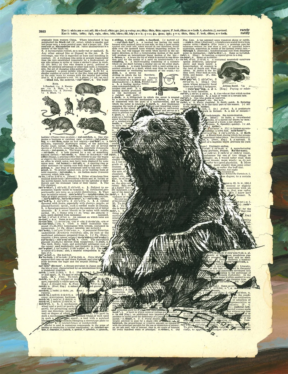 Bear Witness - Archival Print — Animalian Art