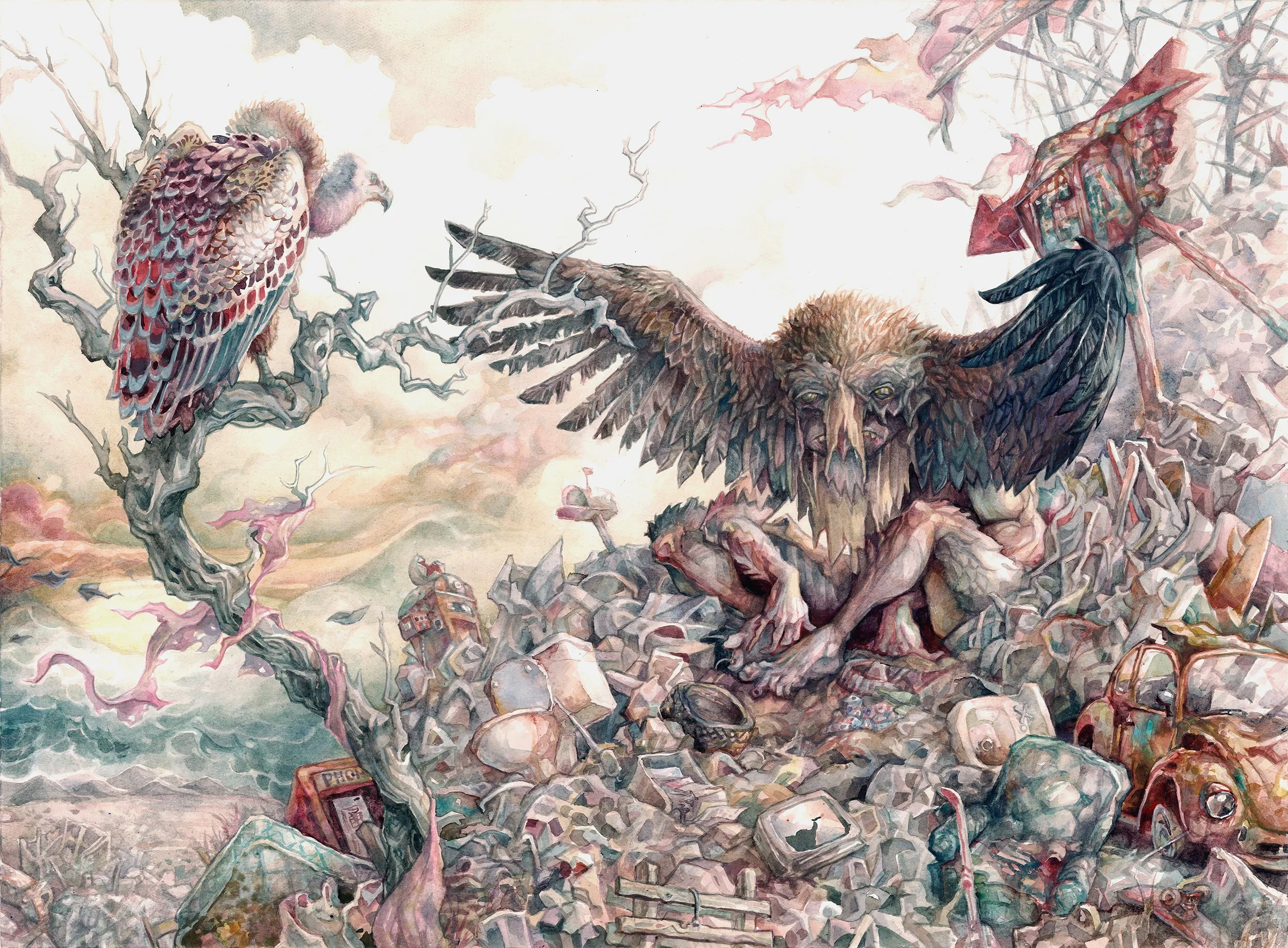 Vulture King - Archival Giclée Print