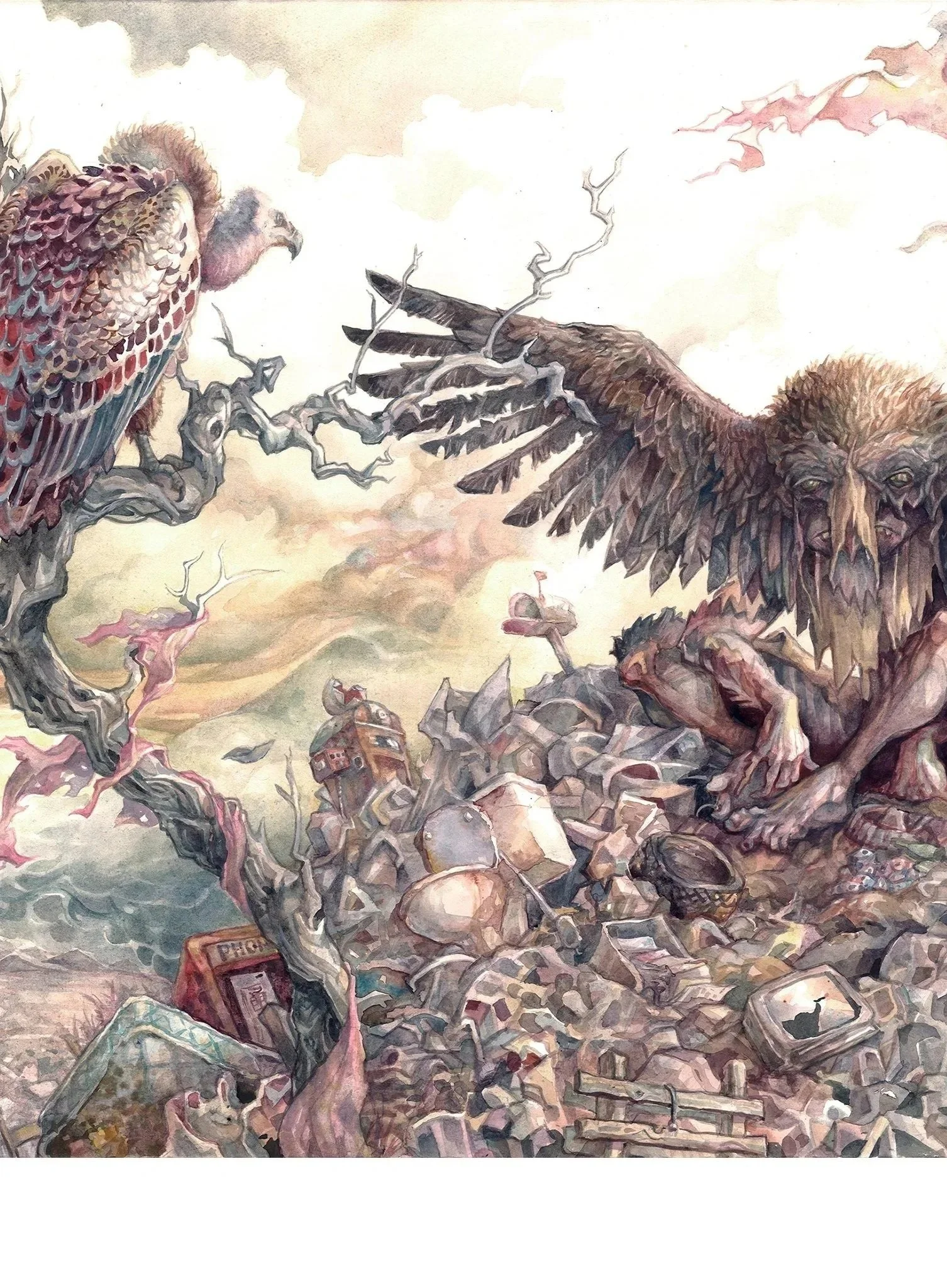 Vulture King - Archival Giclée Print