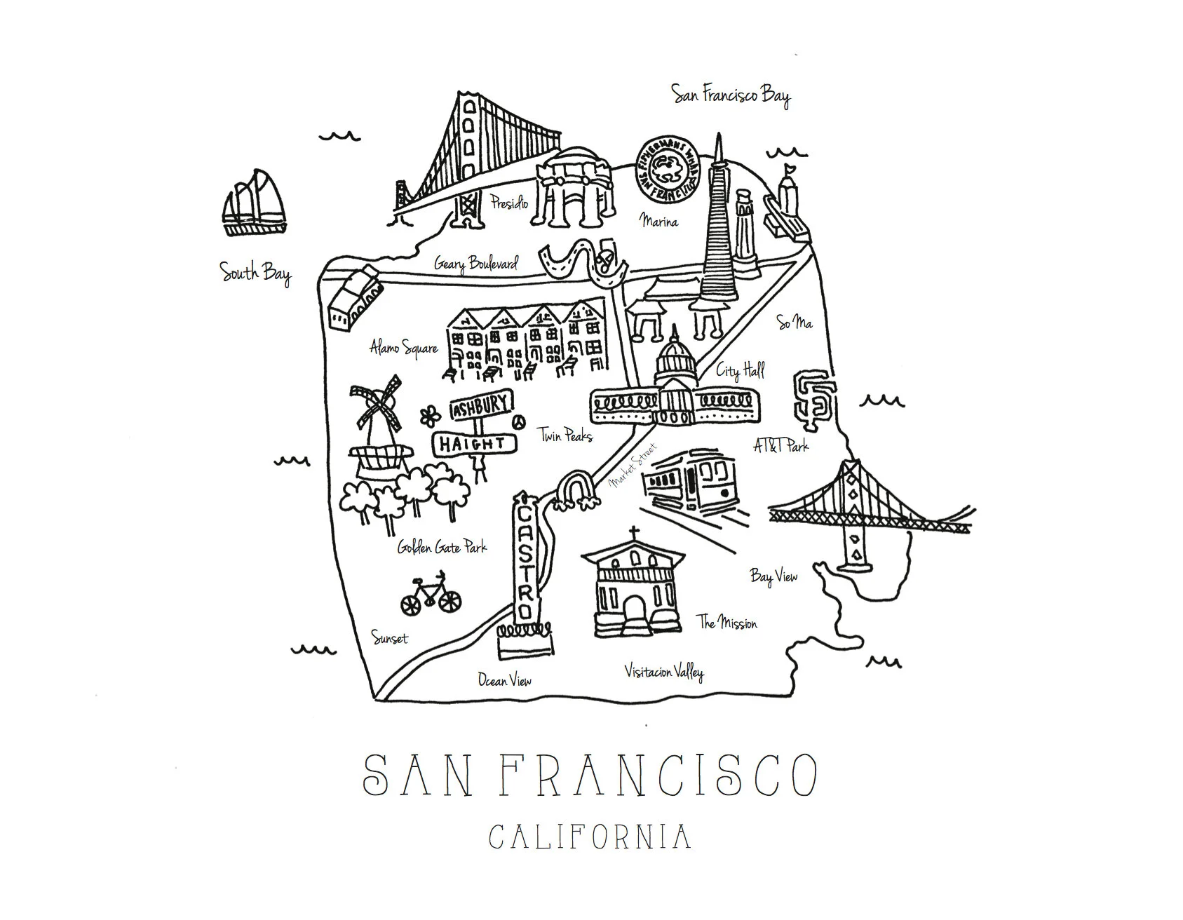San Francisco City Map