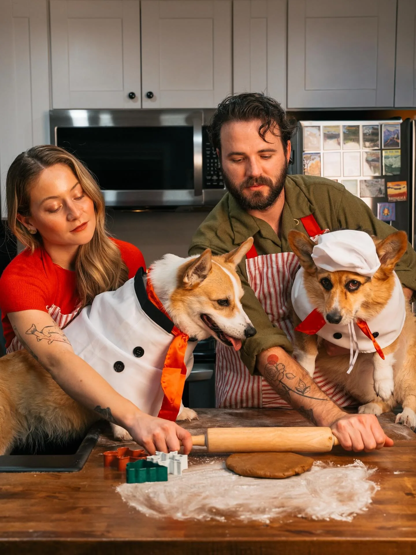 🎄👨🏻&zwj;🍳 Made with love and care and a little bit of dog hair👩🏼&zwj;🍳🎄

Thought we didn&rsquo;t have time this year but it just didn&rsquo;t feel right.
#pinchotpup #dollypartonpup