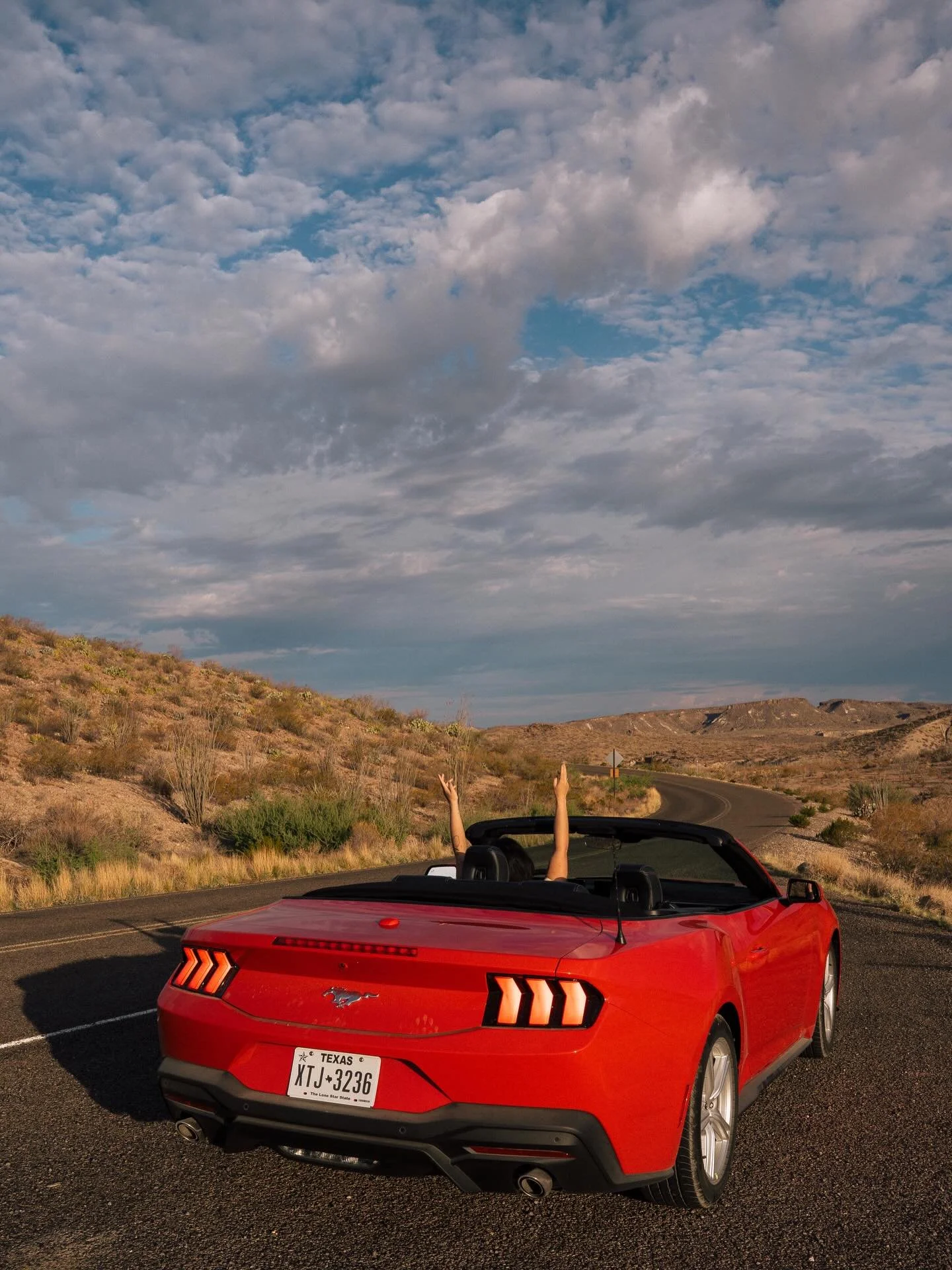 A moment for our convertible. 🚗
There&rsquo;s nothing that could ever get in the way of two women who want to feel the sun on their faces, the wind in their hair, and a dream of seeing wildlife in a little red convertible.