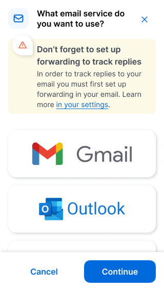 Dialog/Modal on mobile