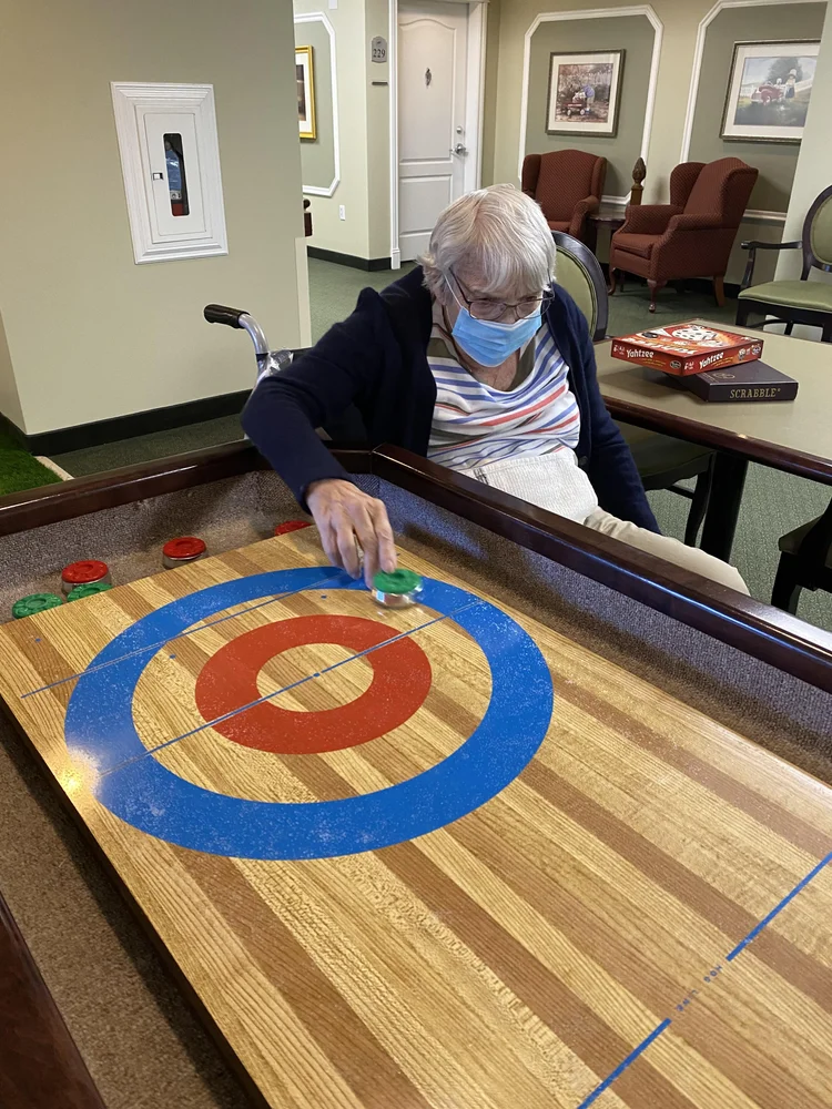Shuffleboard afternoons