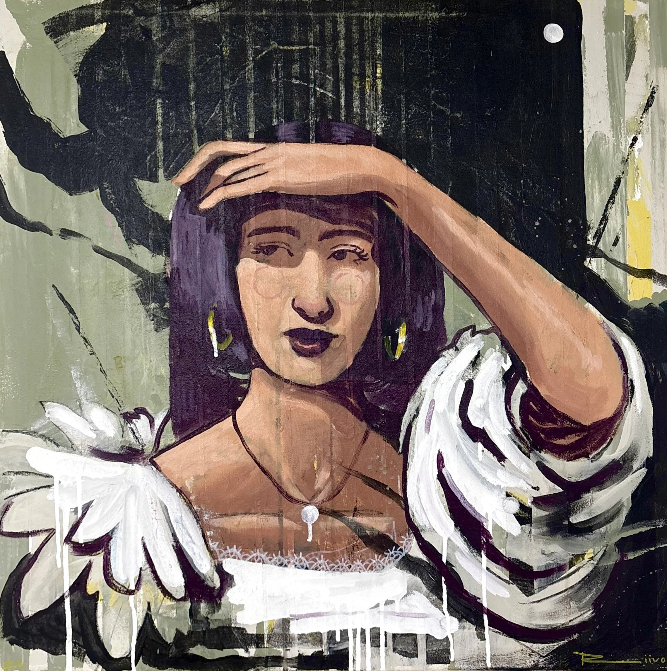 'Violet'
36x36"
Acrylic on Canvas