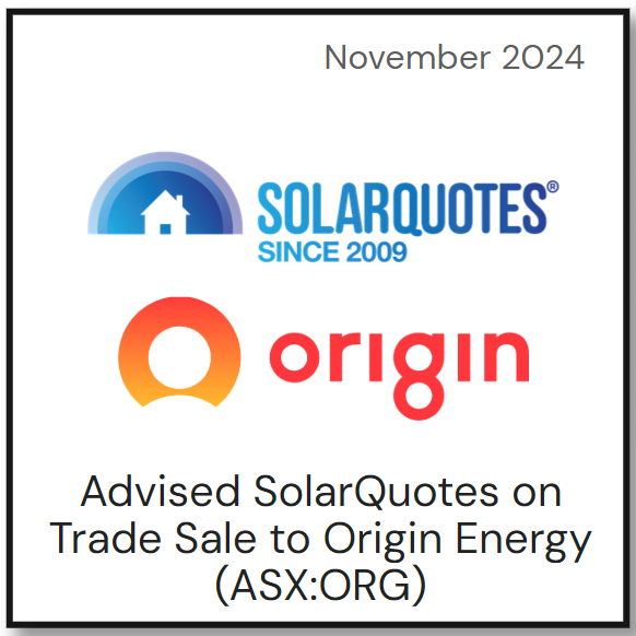 2024-11 Modus Partners Transaction (SolarQuotes and Origin Energy)