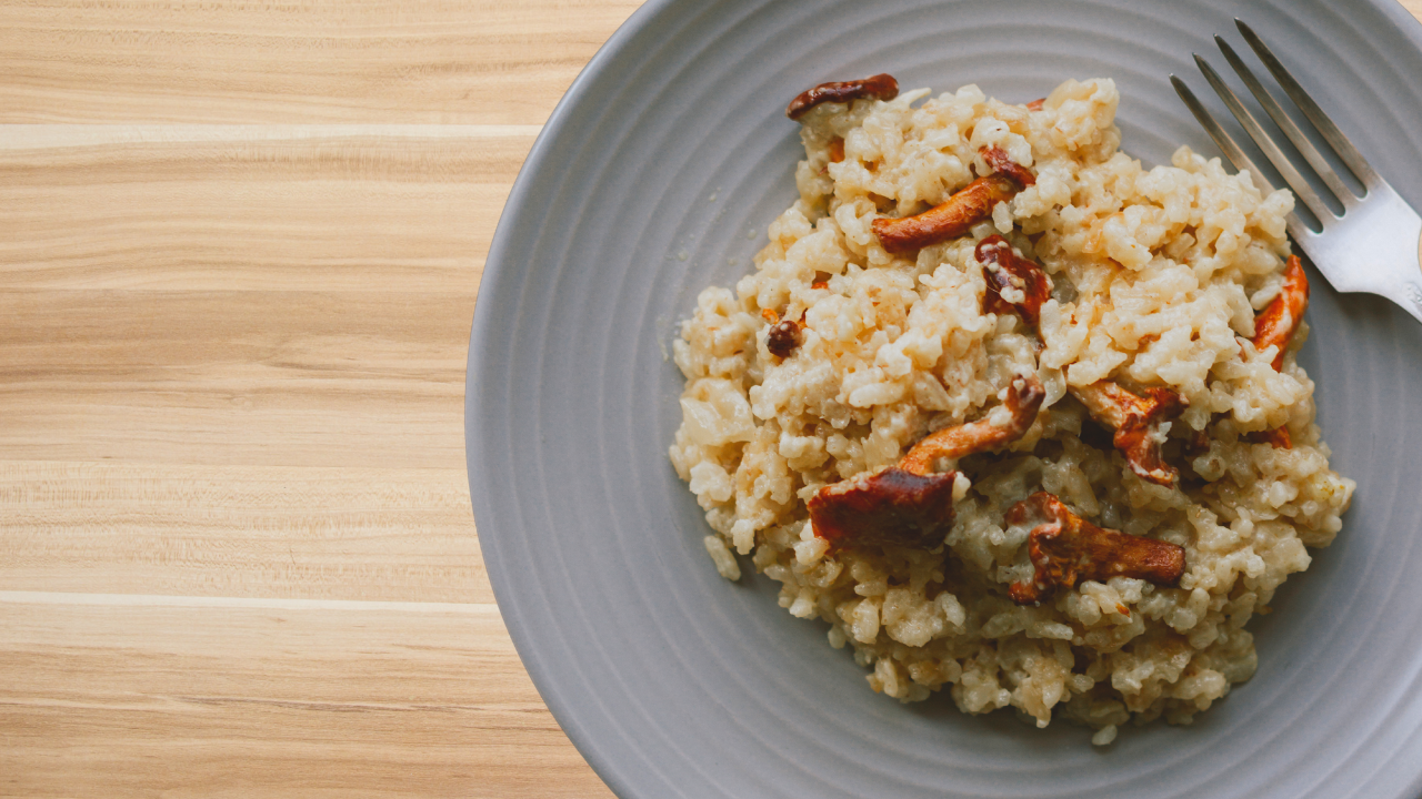 CauliRice Mushroom Risotto — Keto Twins
