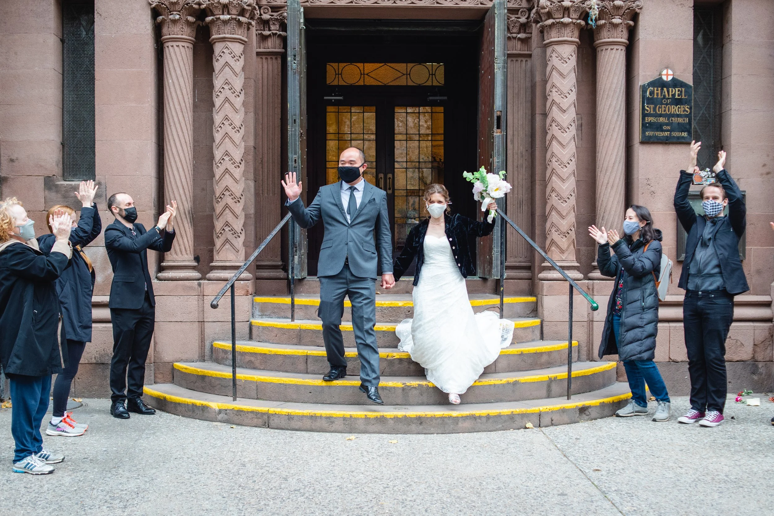 Wedding at St George's Episcopal Church, Gramercy, New York