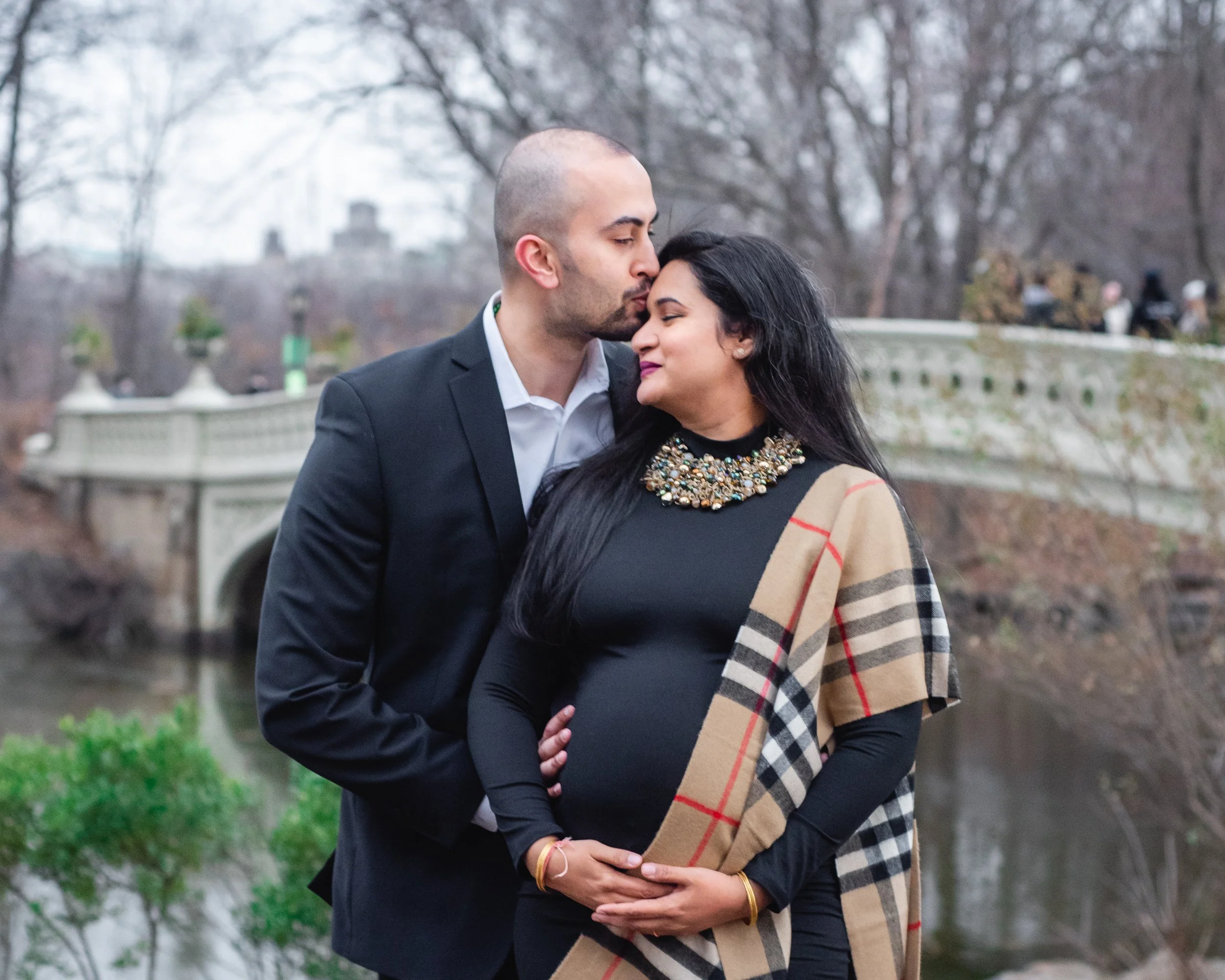 Maternity photoshoot at Central Park, New York
