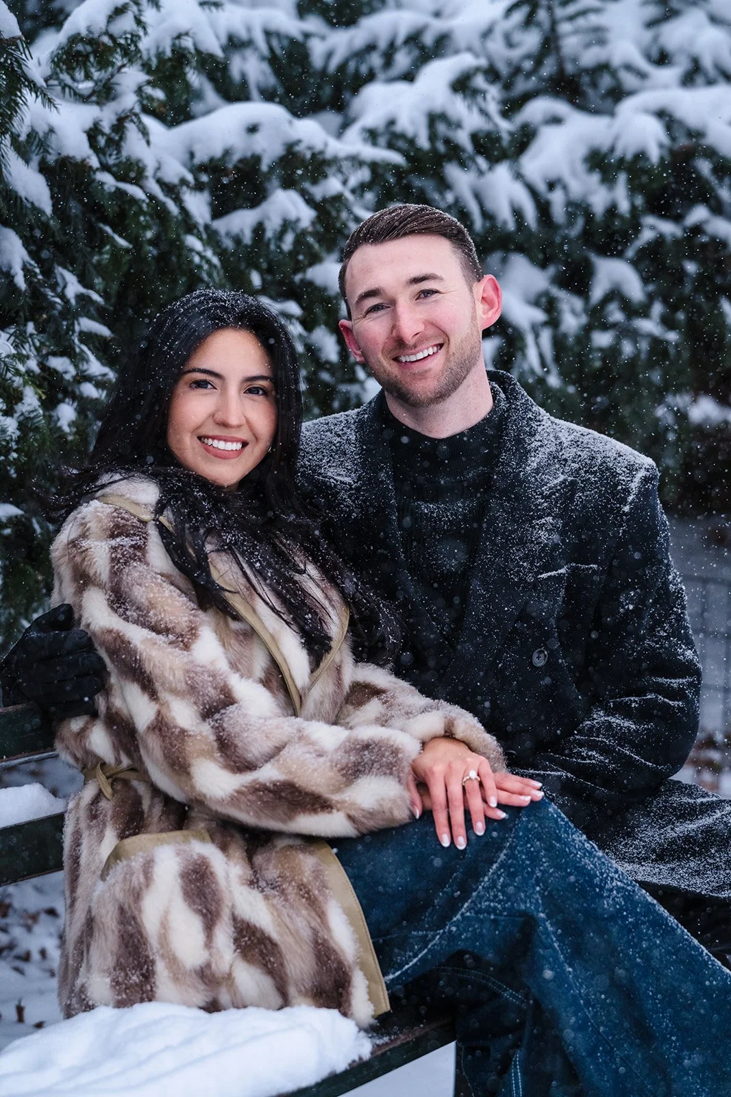 Engagement and proposal photoshoot in Central Park, New York