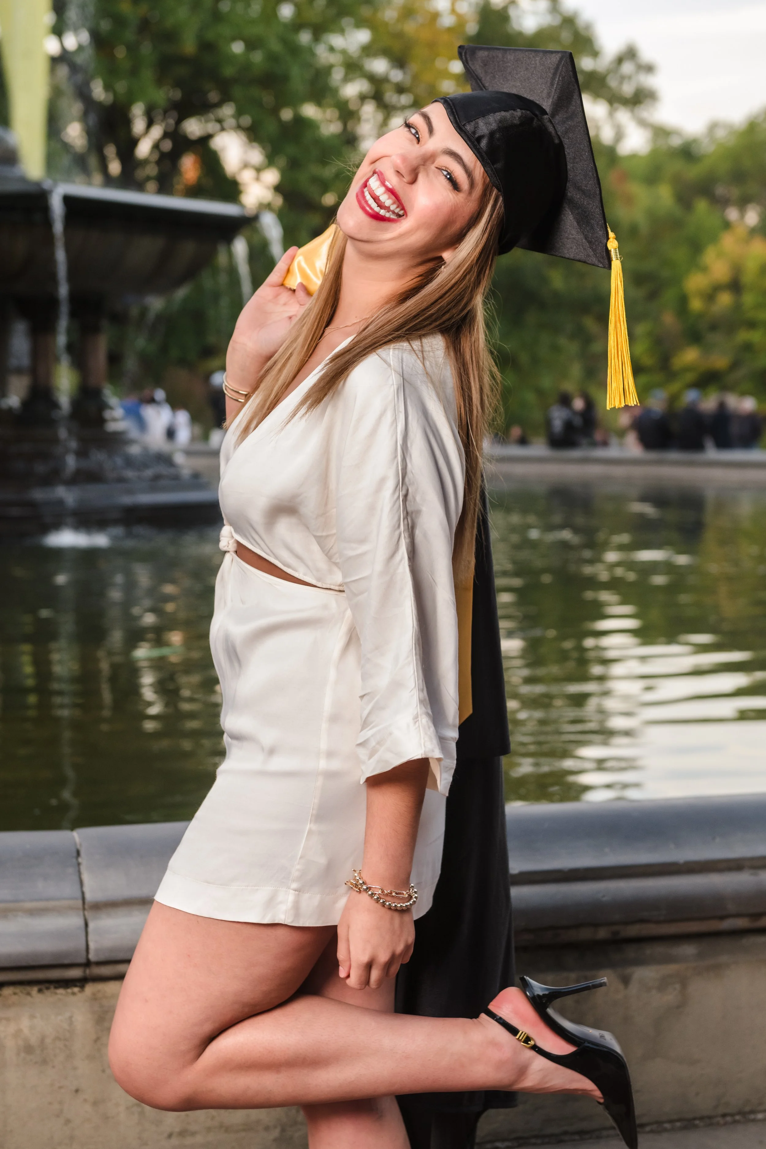 Bethesda Central Park NYC Senior Photoshoot