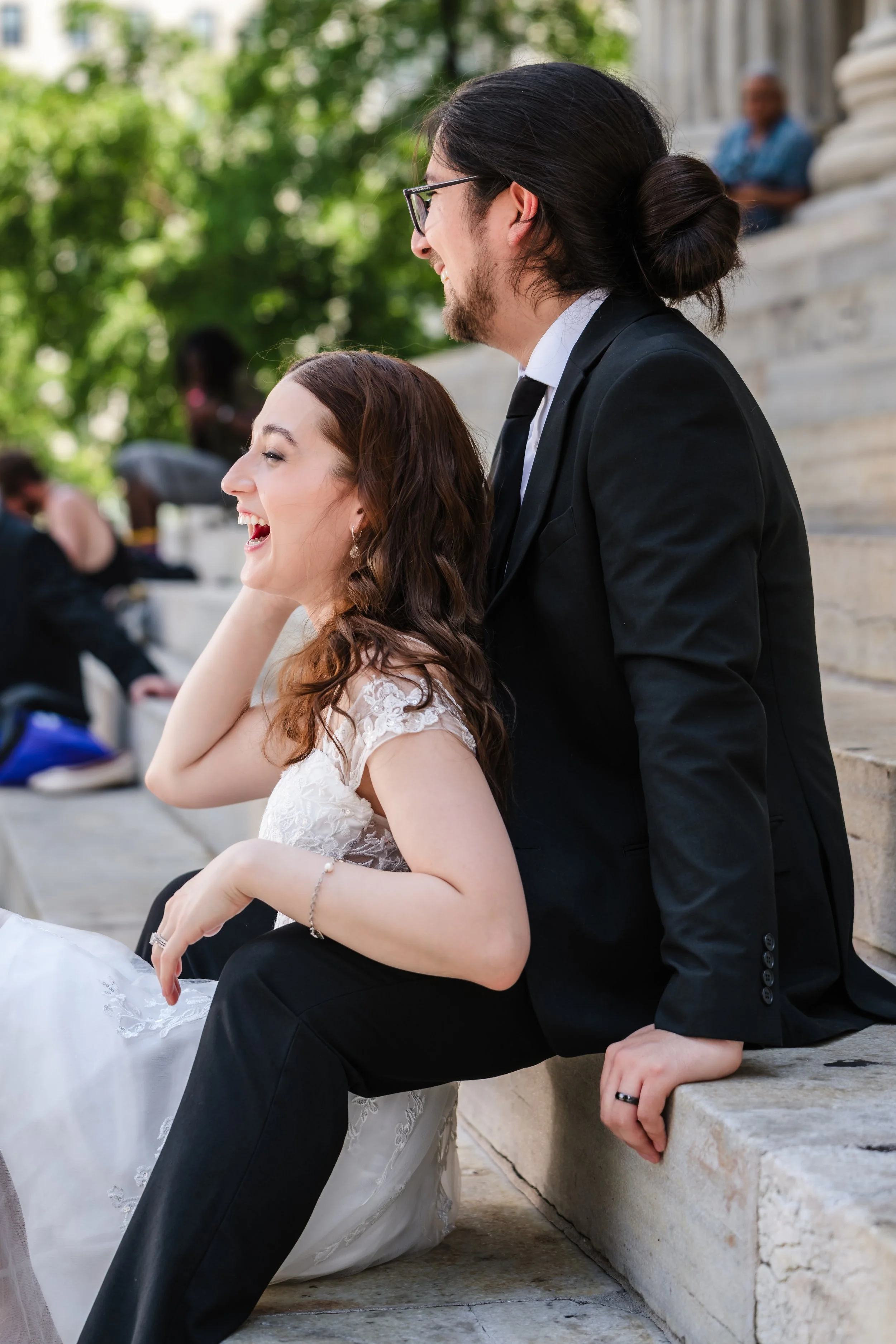 Brooklyn City Hall elopement wedding photo