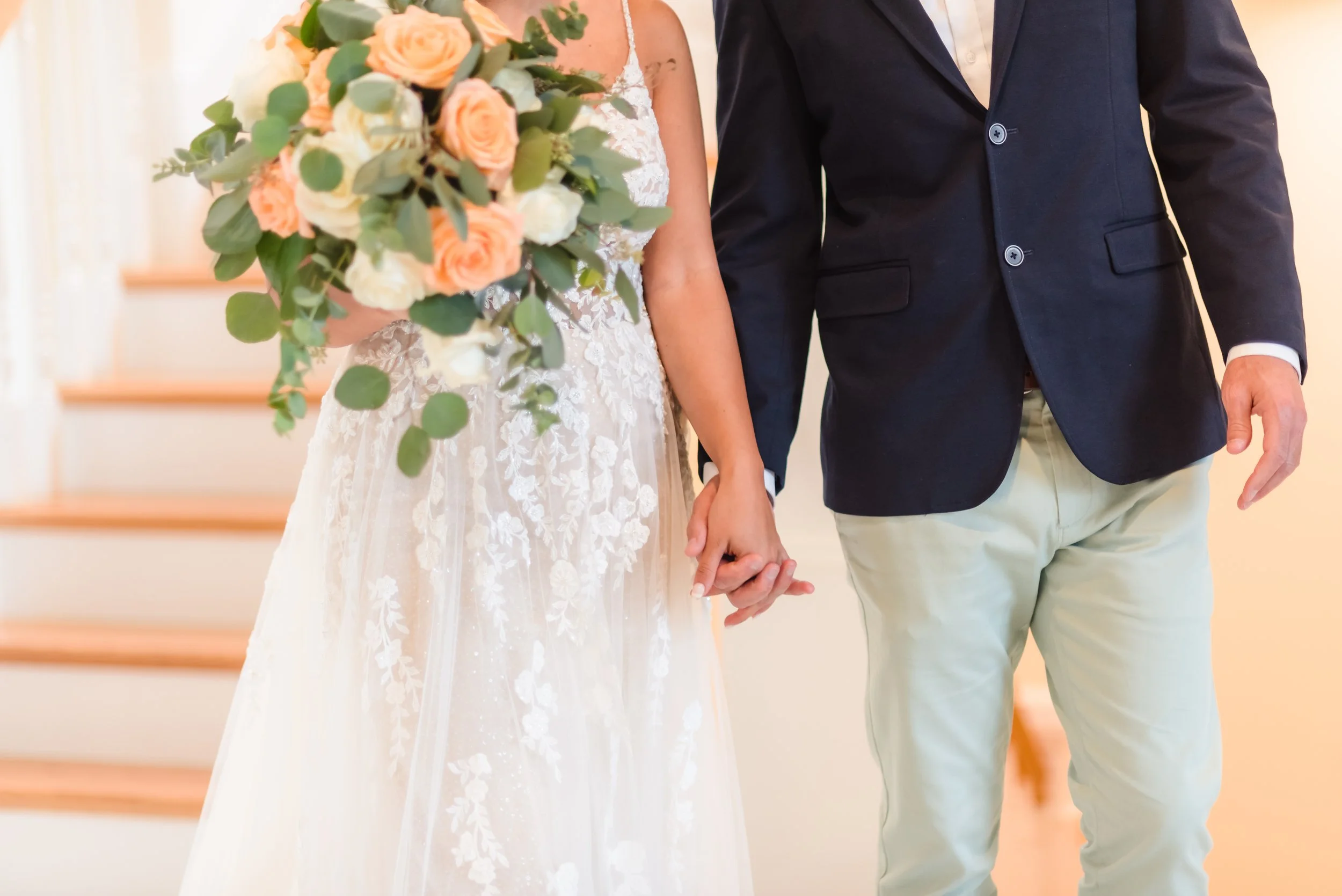 Jewish groom and bride in first look at  Long Island wedding