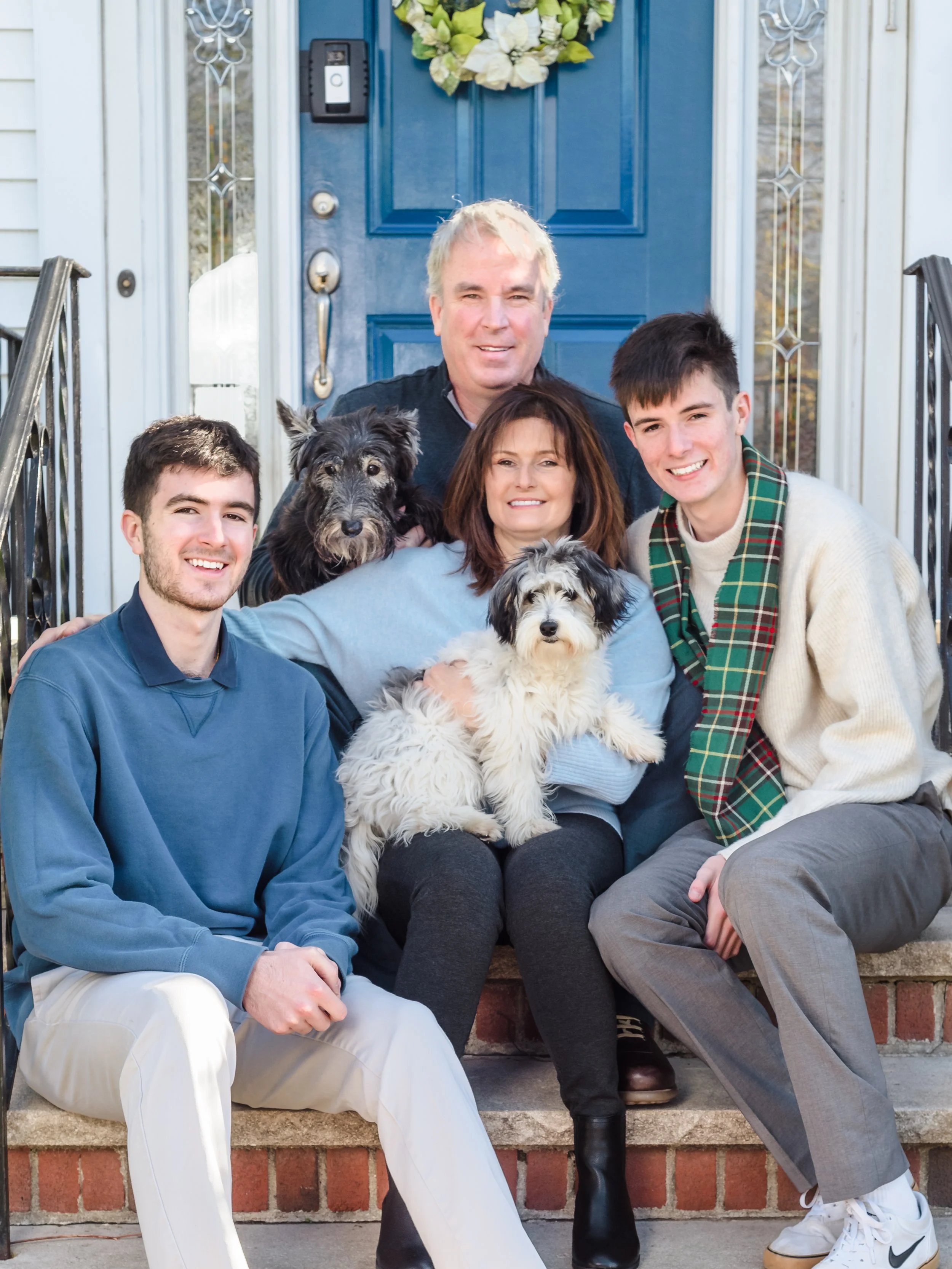 Holiday family photoshoot in long island new york