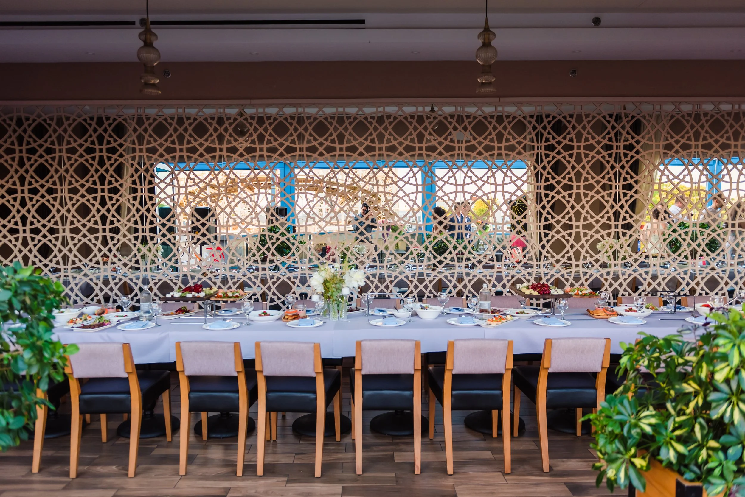 Wedding reception at Teraza in Coney Island, Queens, New York