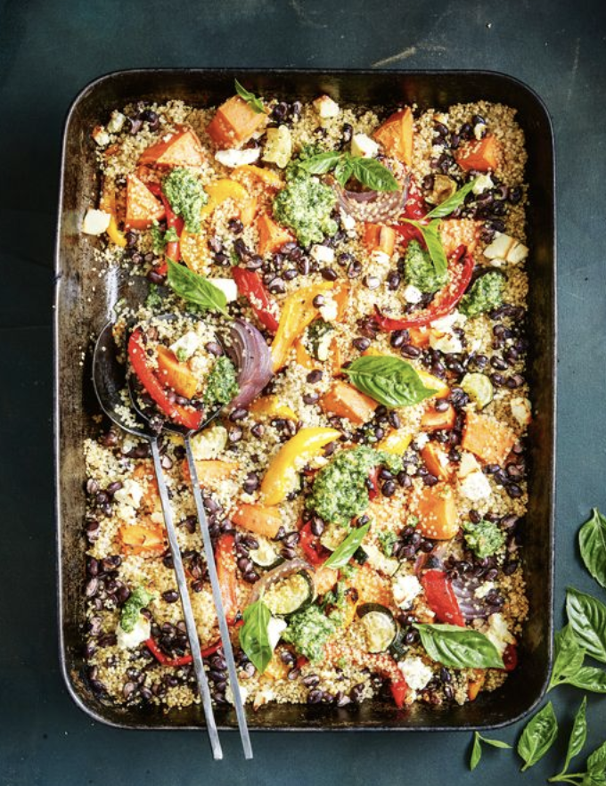 Comforting Quinoa and Root Vegetable Bake