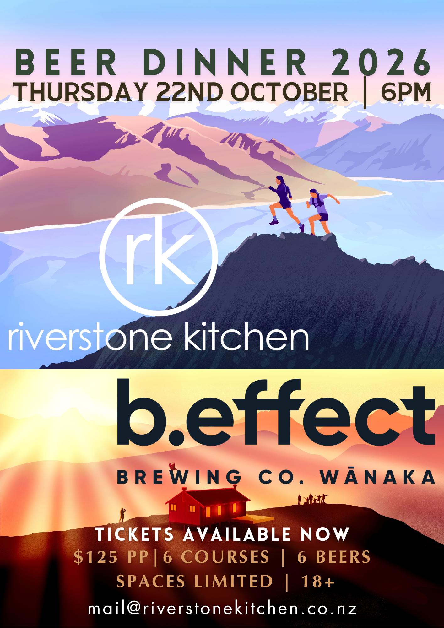 b.effect Brewing Co. x Riverstone Kitchen Beer Dinner