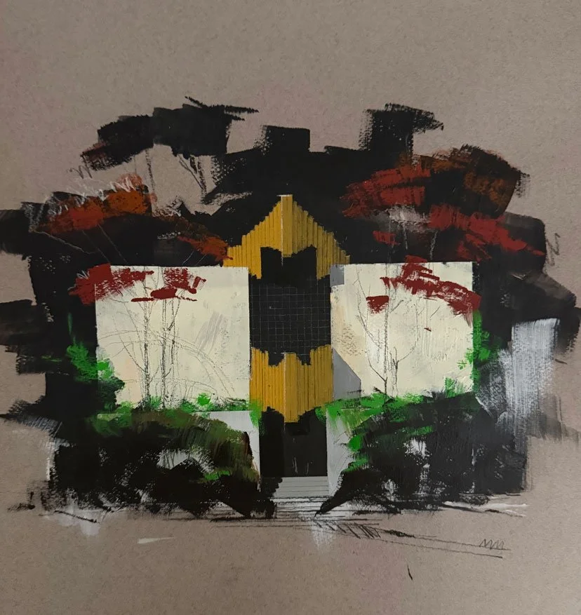 Sowdon House
  | 10"x12" Acrylic on Paper  |  Contact For Pricing 