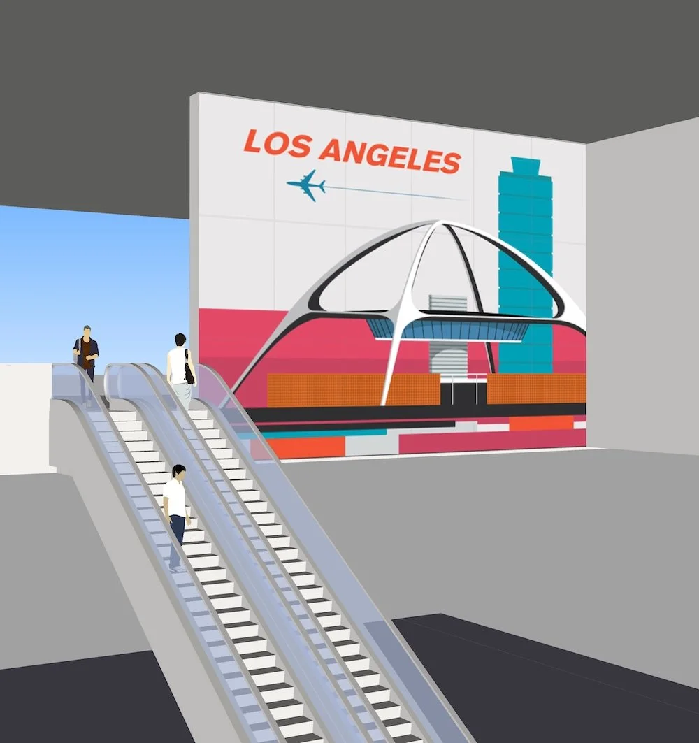 New Installation at Terminal 4, LAX