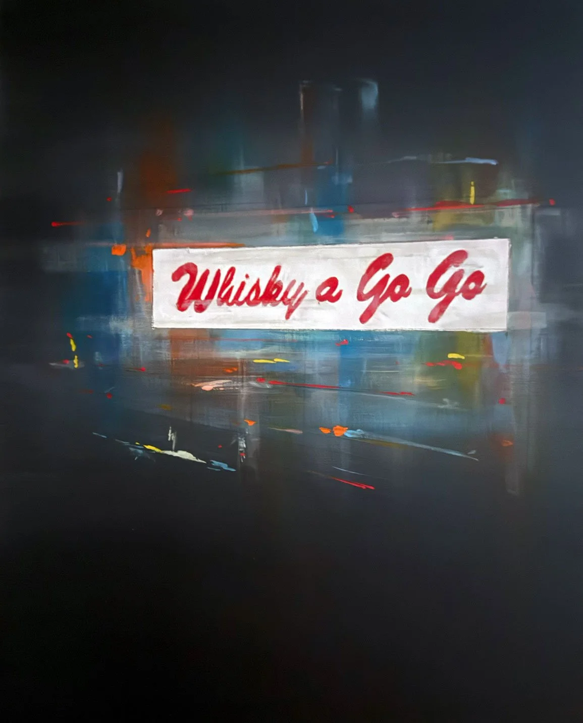 Whiskey A Go Go | 16"x20" Acrylic on Canvas |  Contact For Pricing