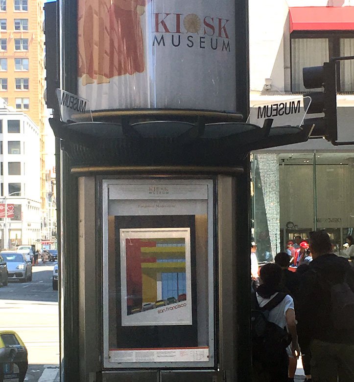 Kiosks at Union Square, San Francisco