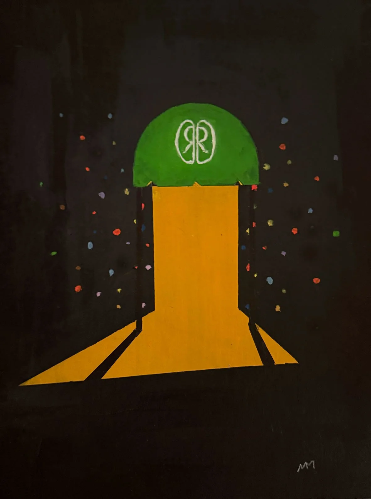 The Dresden Room No. 2 | 9"x12" Acrylic on Board  |  Contact For Pricing