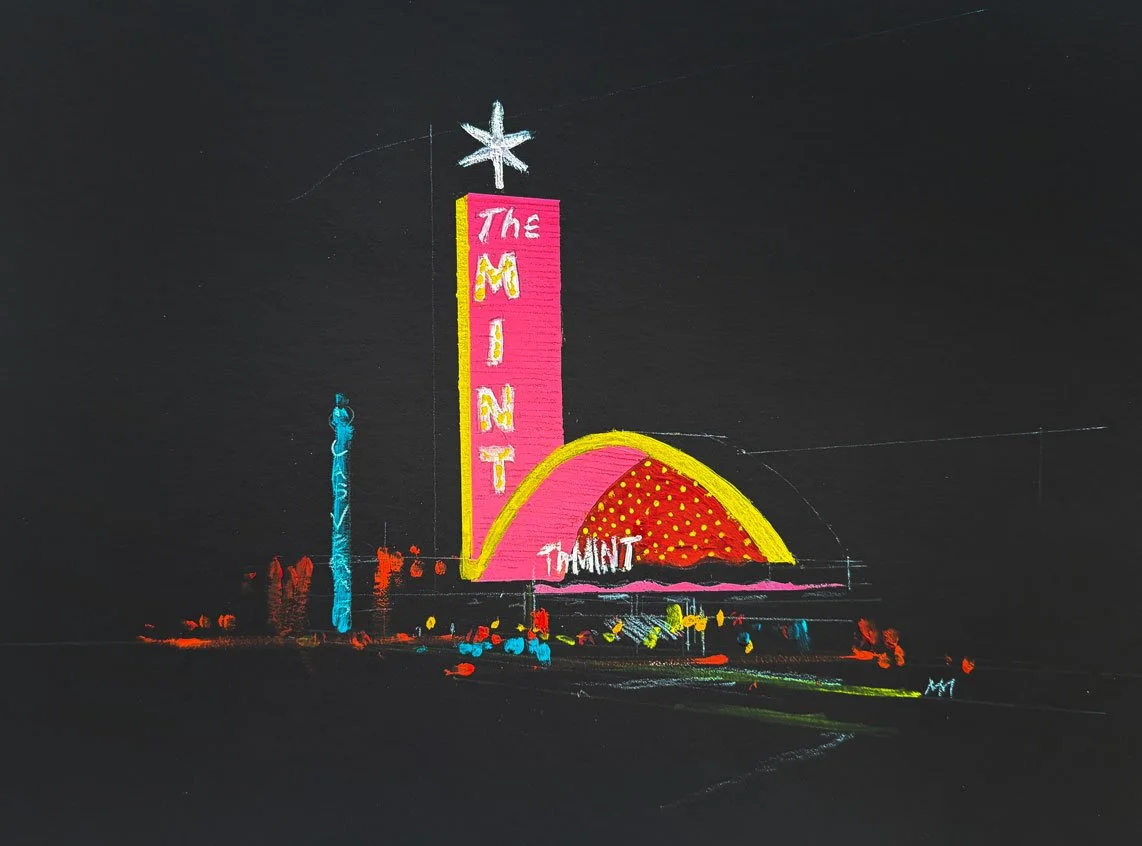 The Mint
  | 10"x12" Acrylic on Paper  |  Contact For Pricing