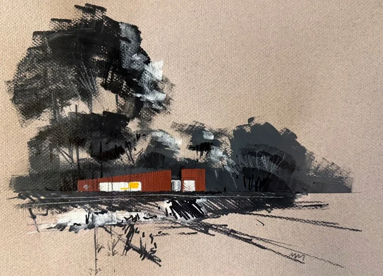 The Sea Ranch
  | 10"x12" Acrylic on Paper  |  Contact For Pricing