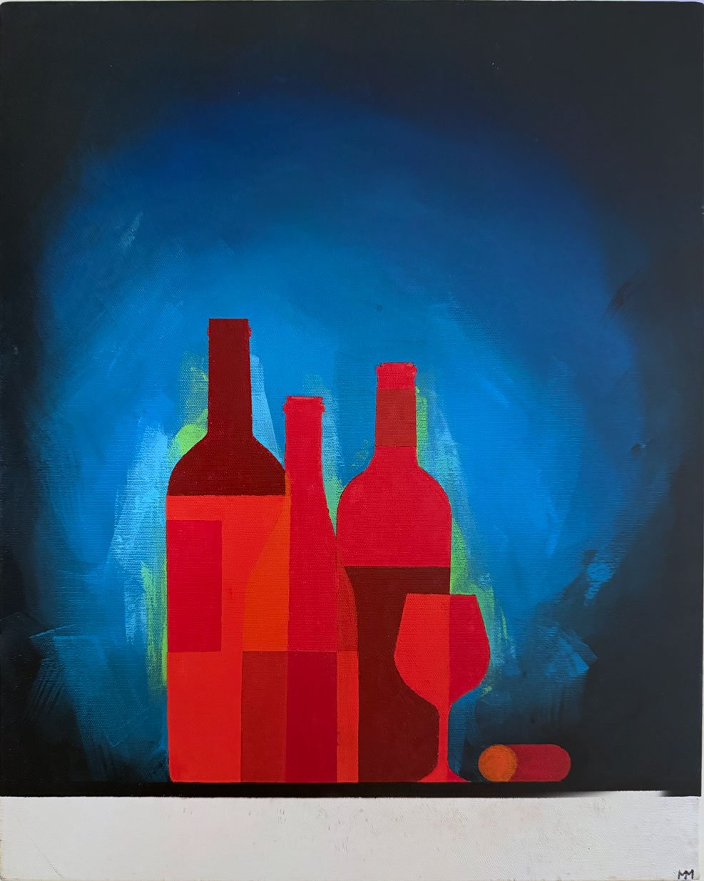 Napa Valley Red | 16"x20" Acrylic on Canvas  |  Contact For Pricing