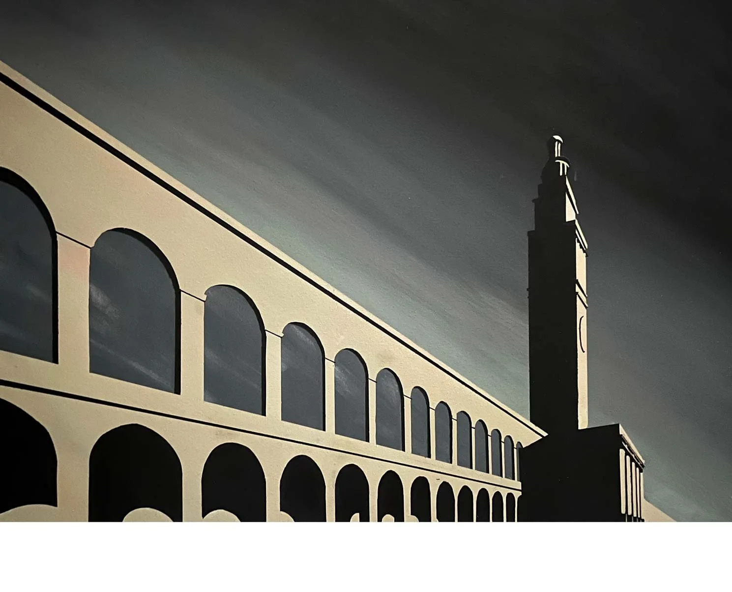 *SOLD* Vanishing Point | 24"x30" Acrylic on Canvas