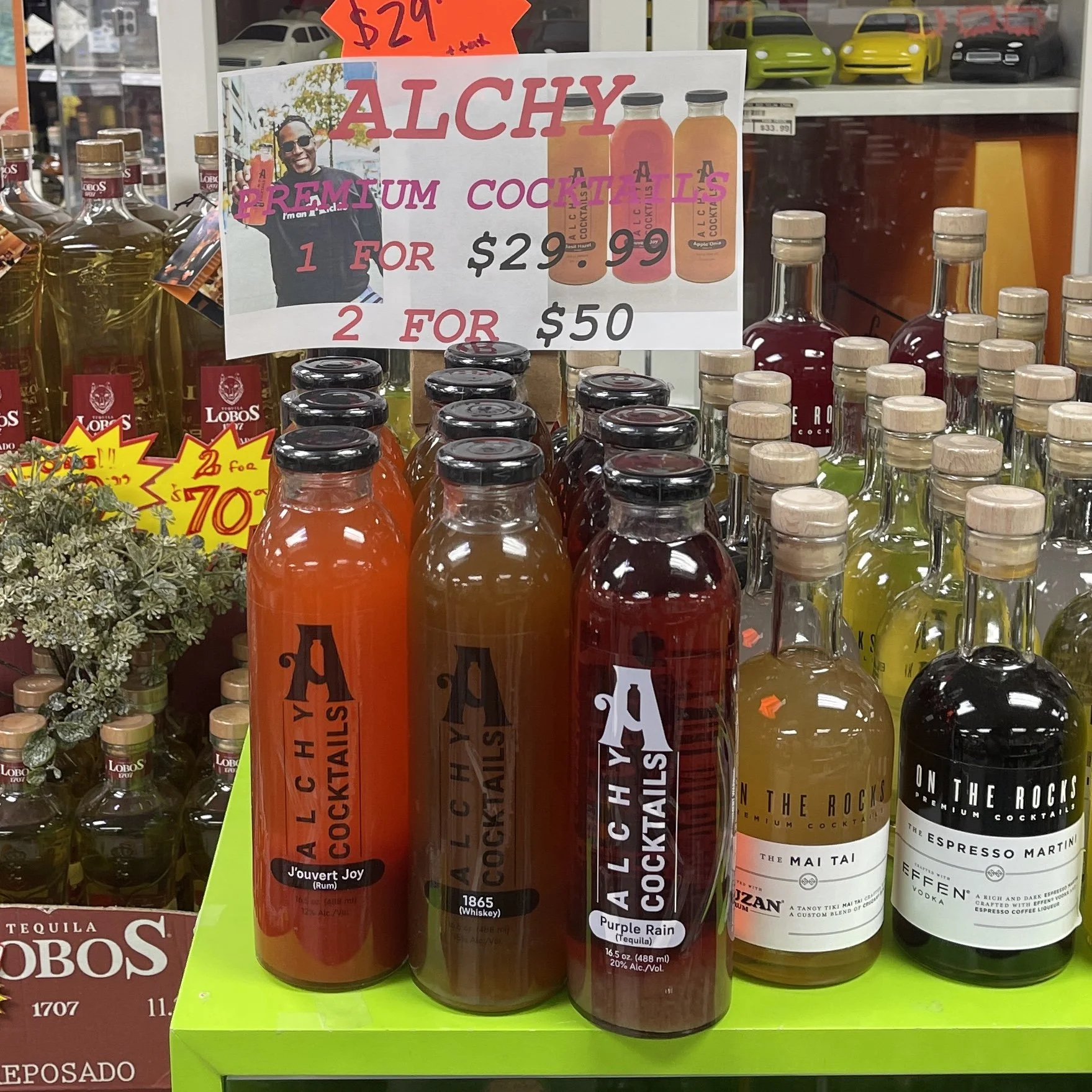 Alchy Cocktails Liquor Store Tasting
