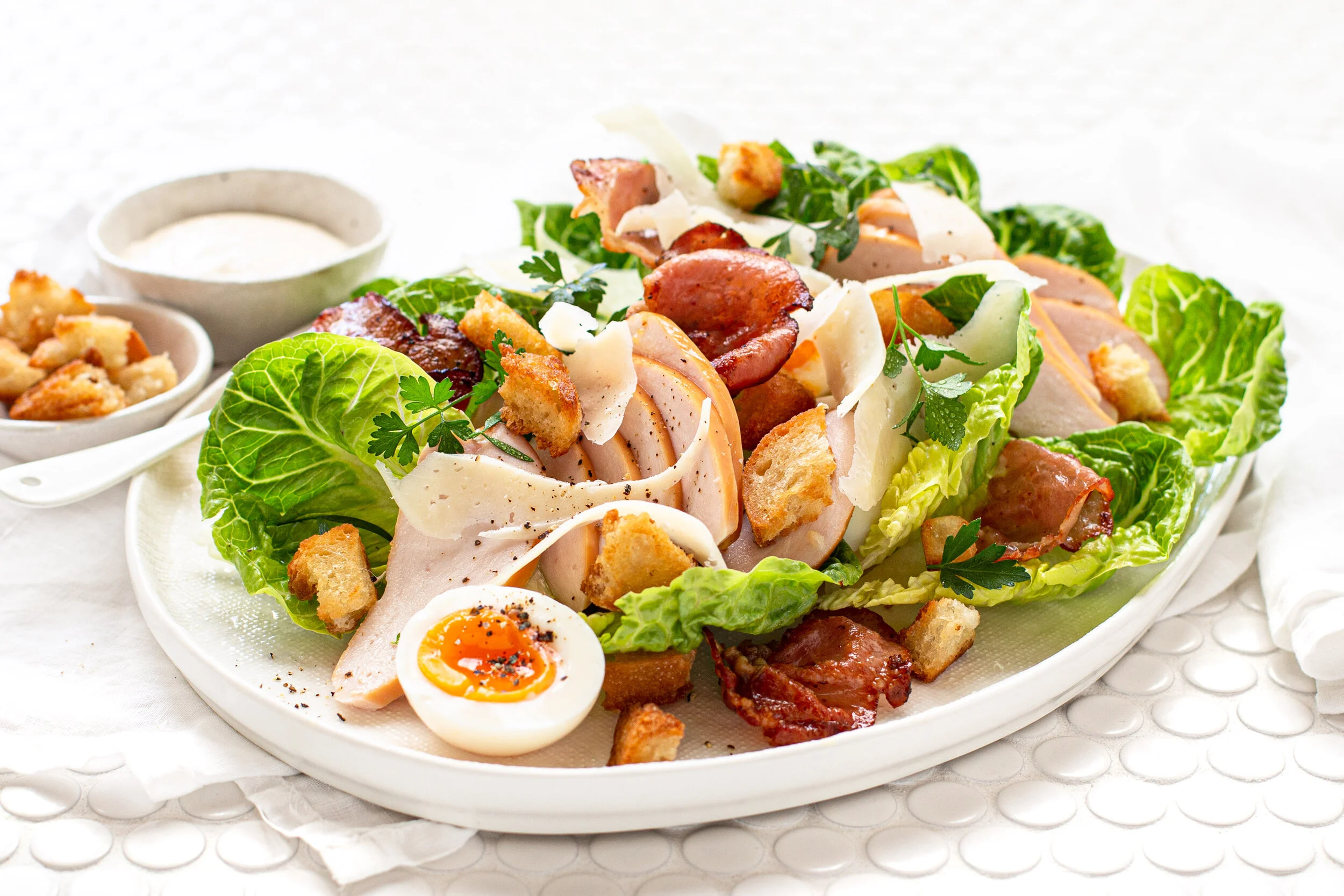 Smoked Chicken Caesar Salad
