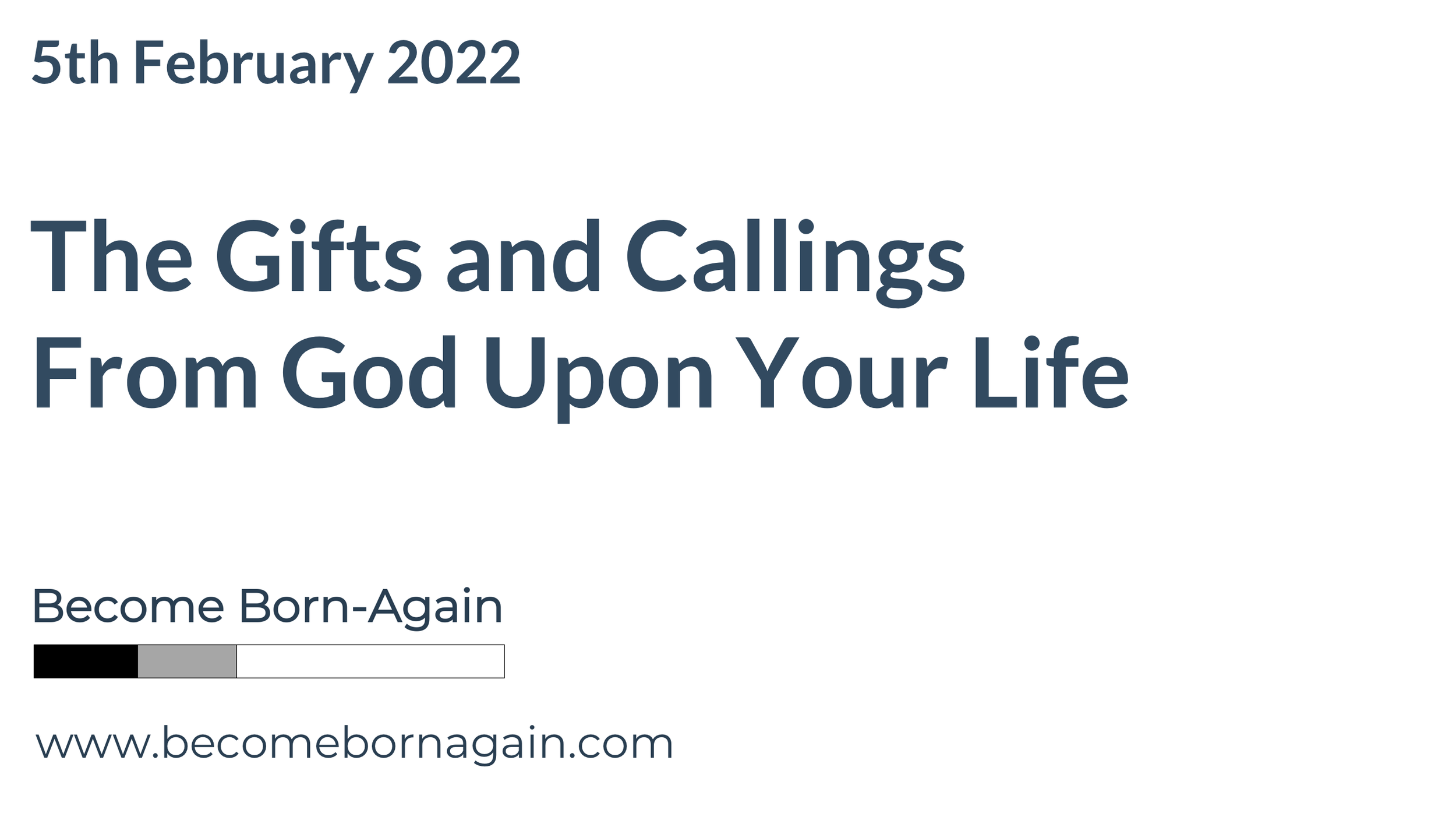The Gifts and Callings From God Upon Your Life