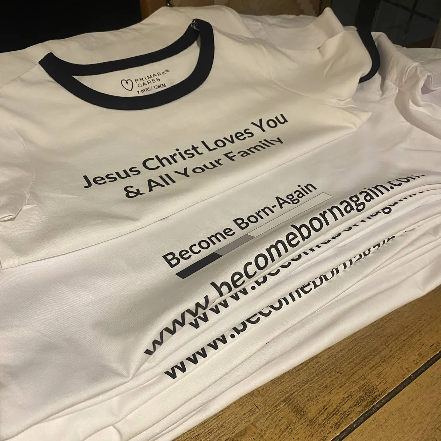 Jesus Loves You Your Family Evangelism T-Shirt — Become Born