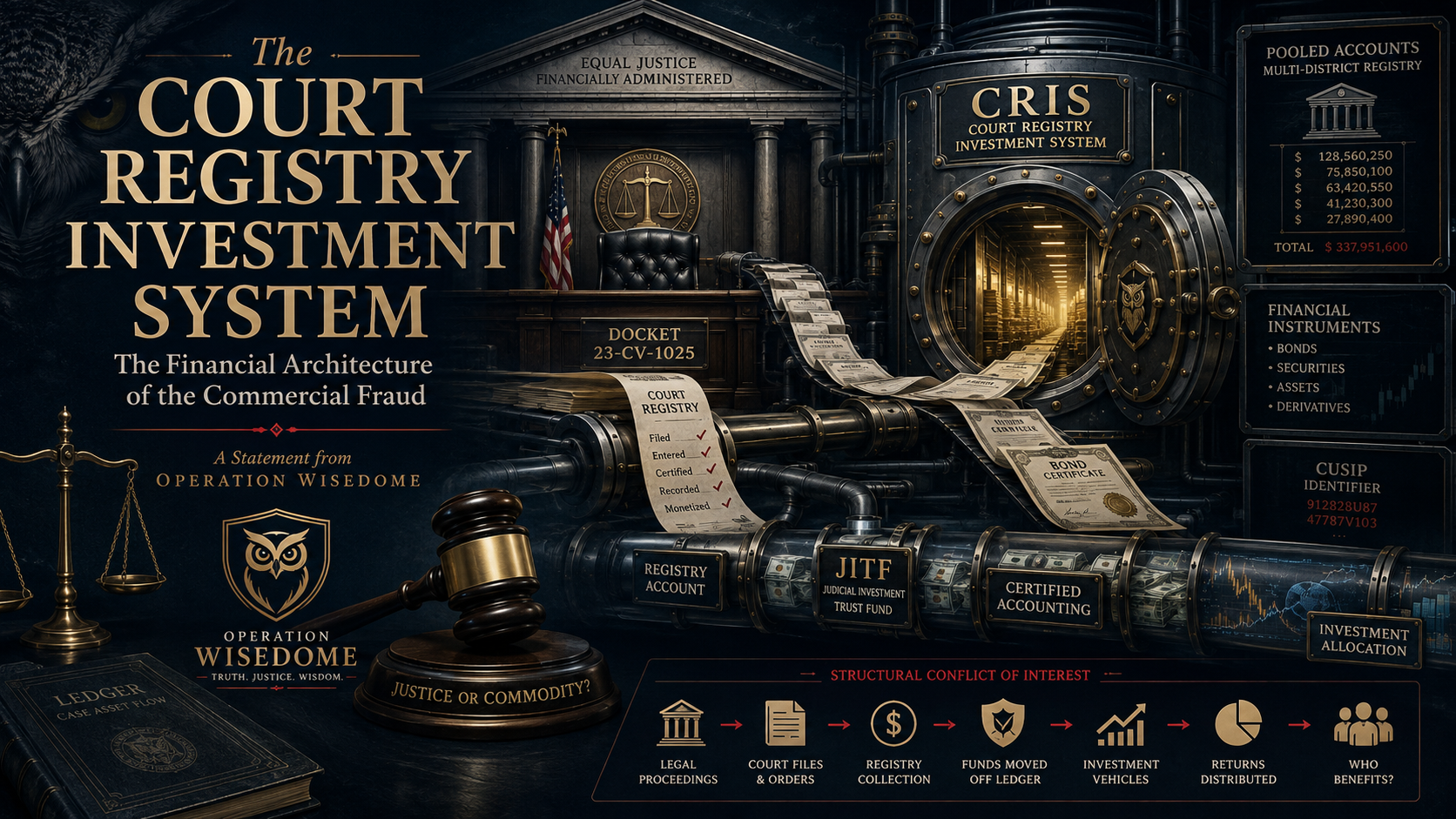 The Court Registry Investment System: The Financial Architecture of the Commercial Fraud