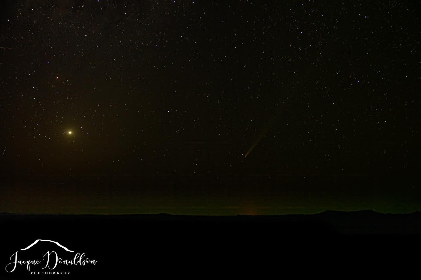My attempt at capturing the Comet.
