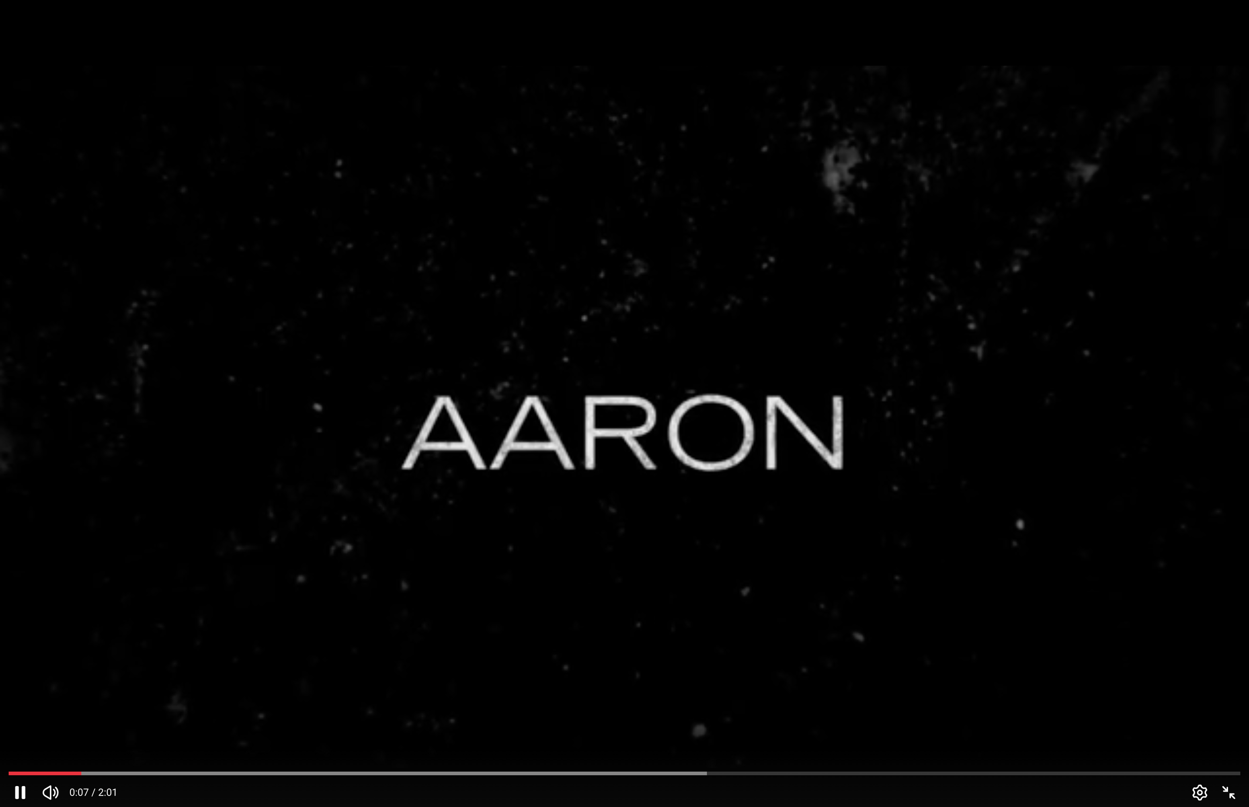 opening screen of senior slide show