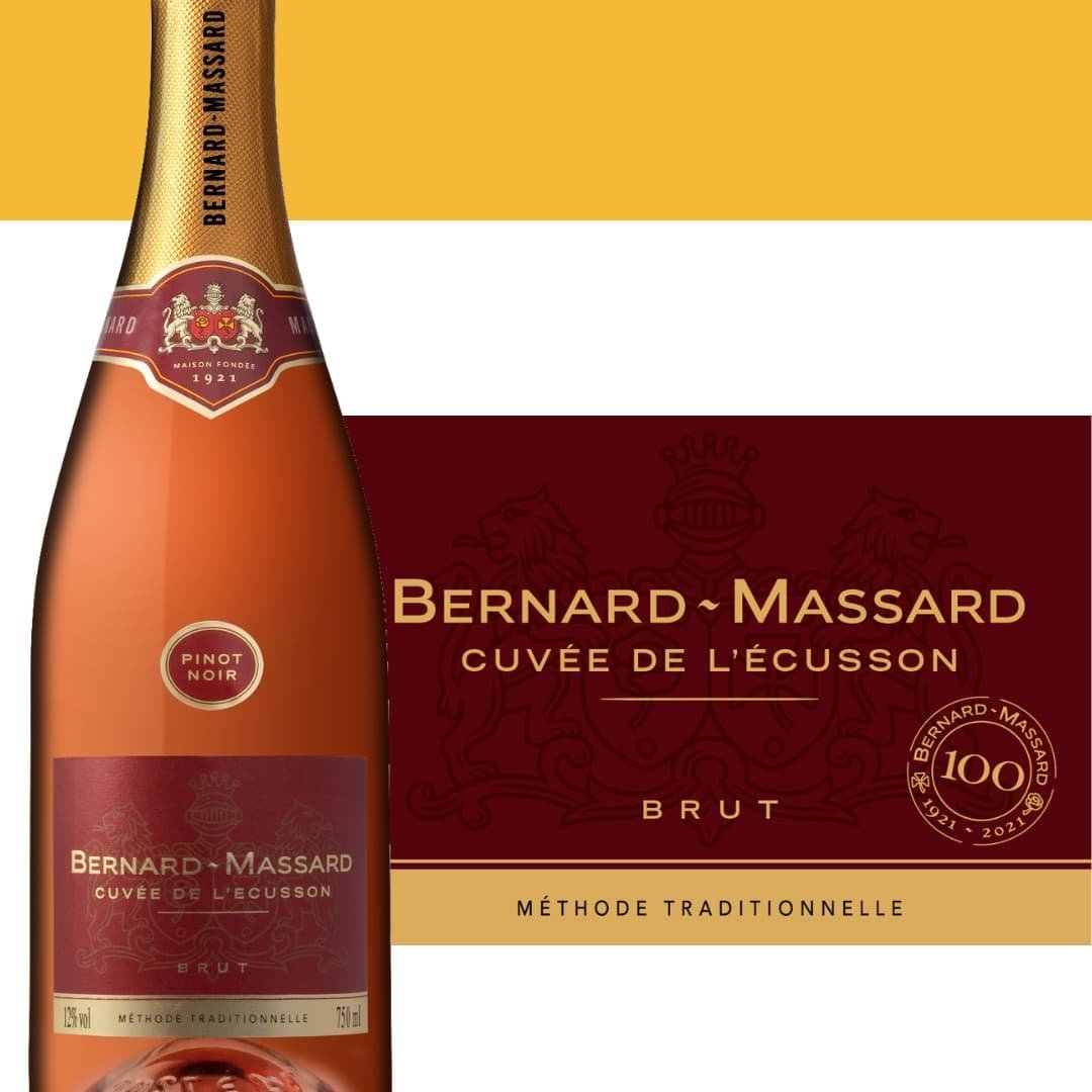Bouteille de Cuvée de l'Ecusson Brut Rosé Bernard Massard